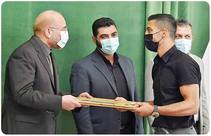 تجلیل از المپیکی‌ها در مجلس