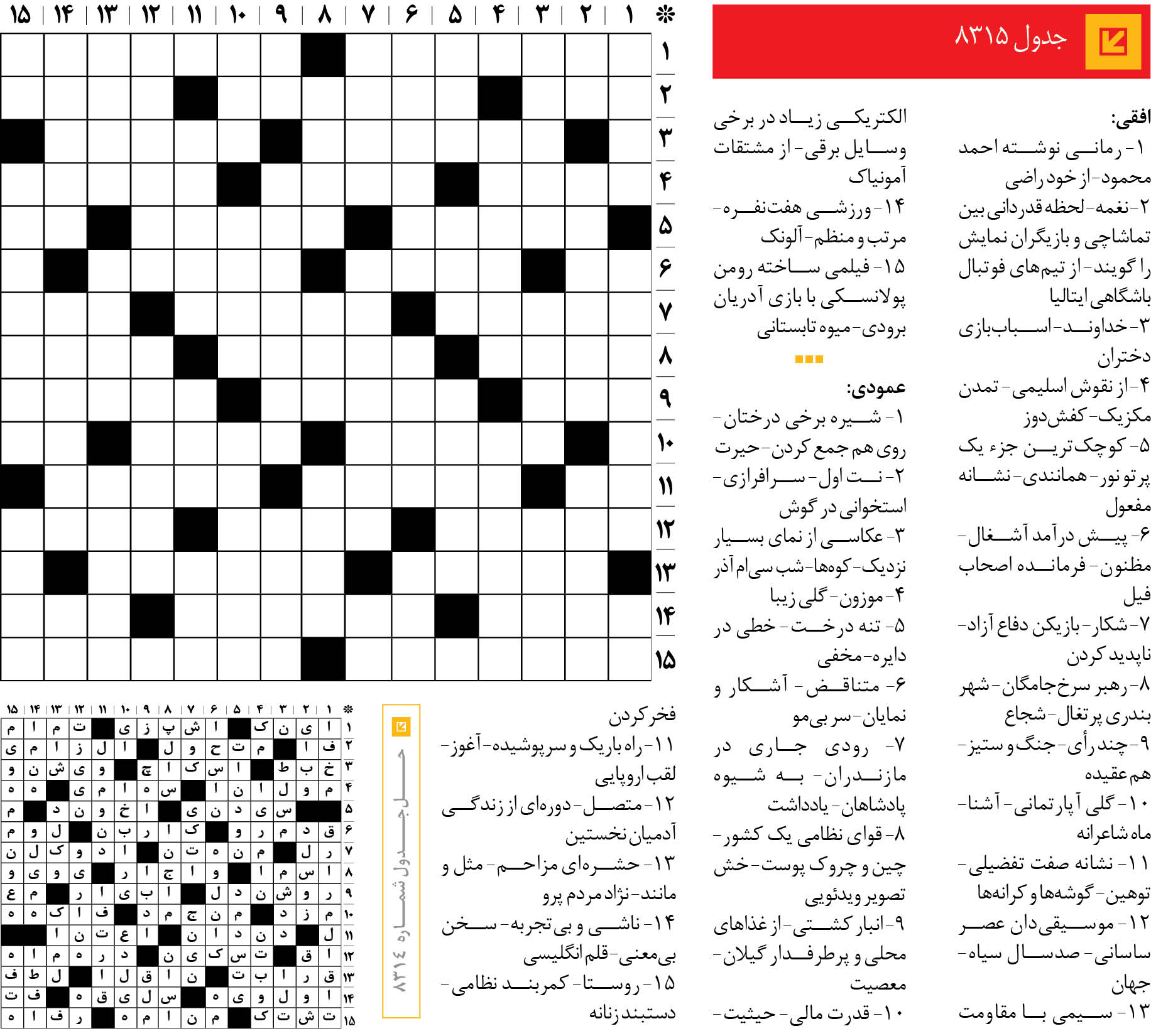 جدول 8315