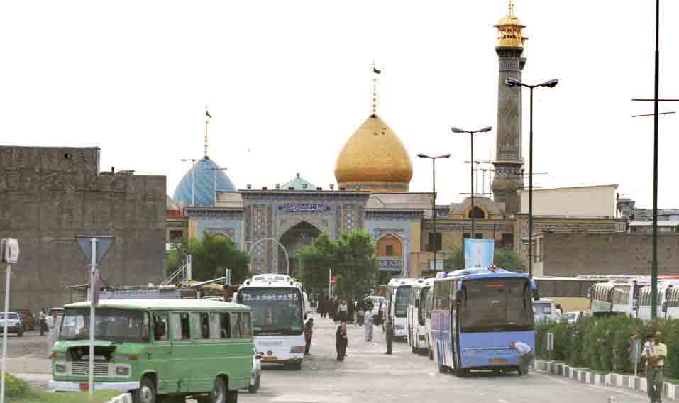 برپایی موکب اتوبوسرانی به‌مناسبت اربعین