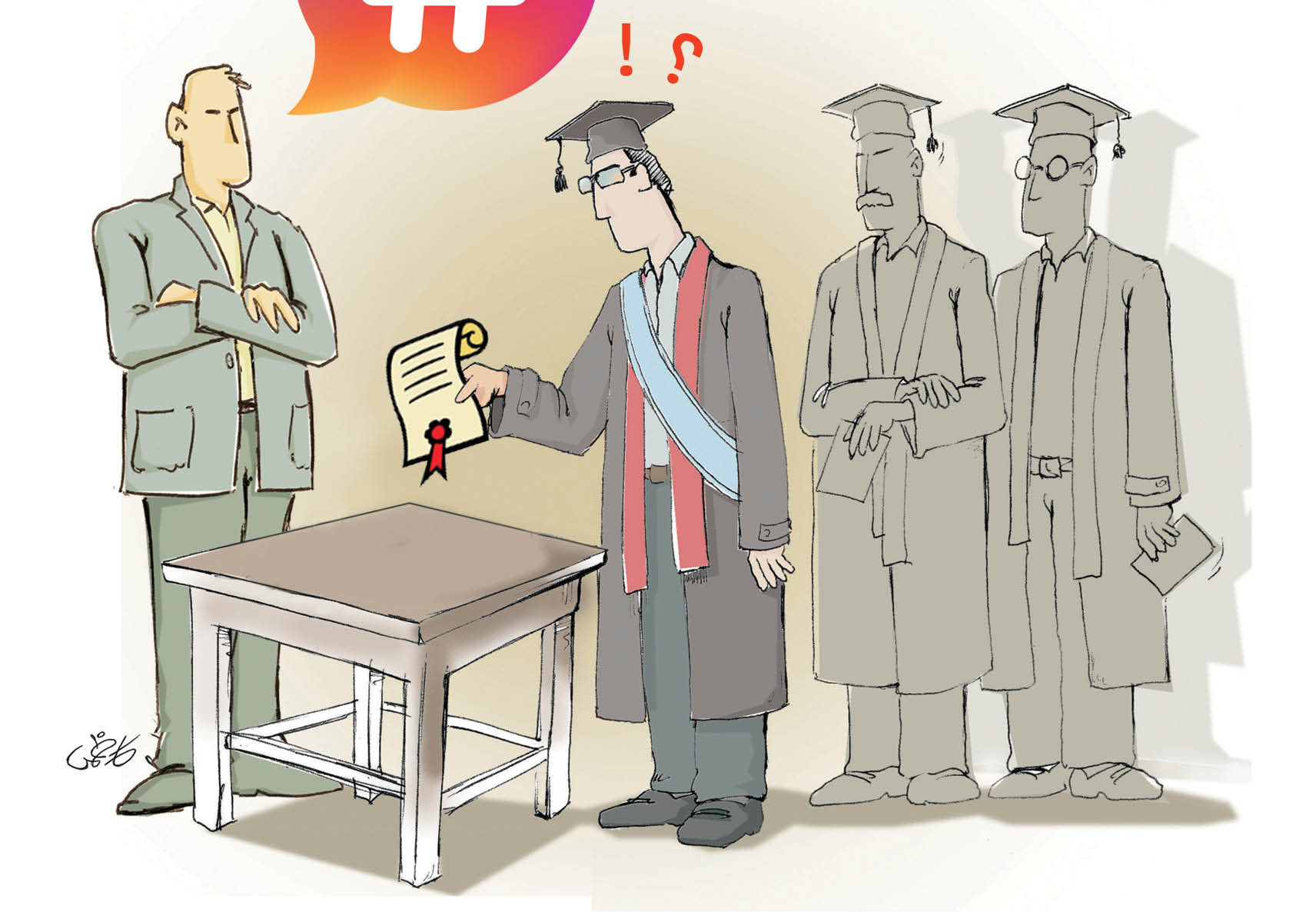 کار از مدرک گذشت