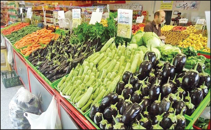تورم ۴۴درصدی قیمت سبزیجات طی یک‌سال