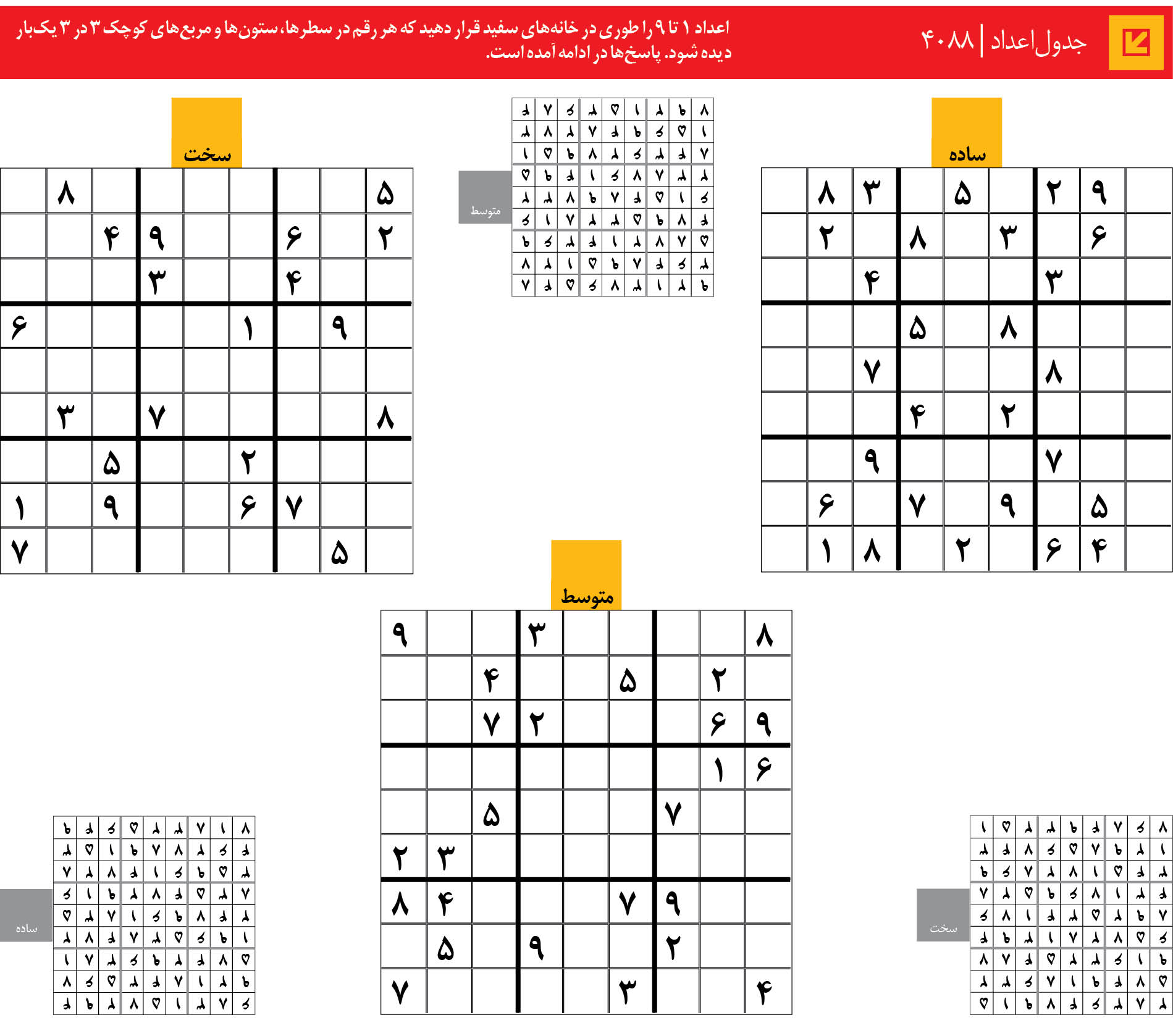 جدول‌اعداد | 4088