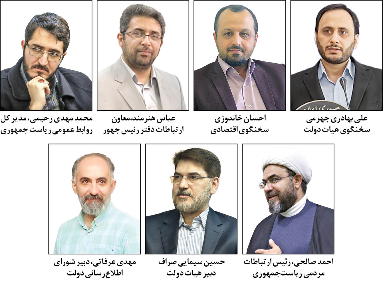 رونمایی از تیم اطلاع‌رسانی دولت