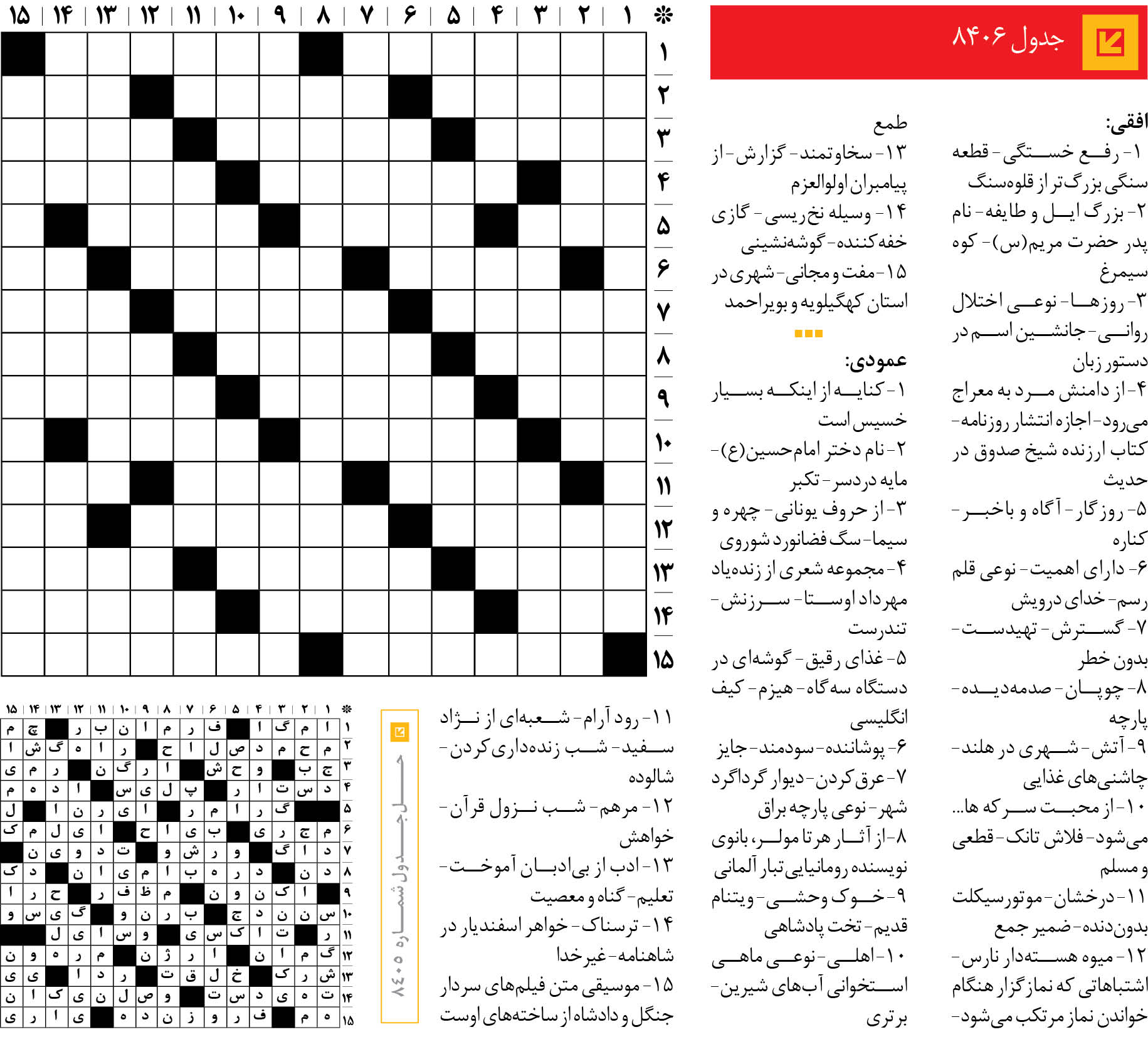 جدول 8406