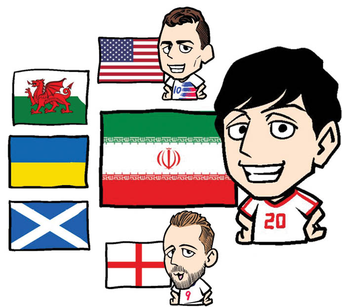 آشنایی با حریفان ایران/آمریکا/مربی ایرانی و شماره 10خطرناک