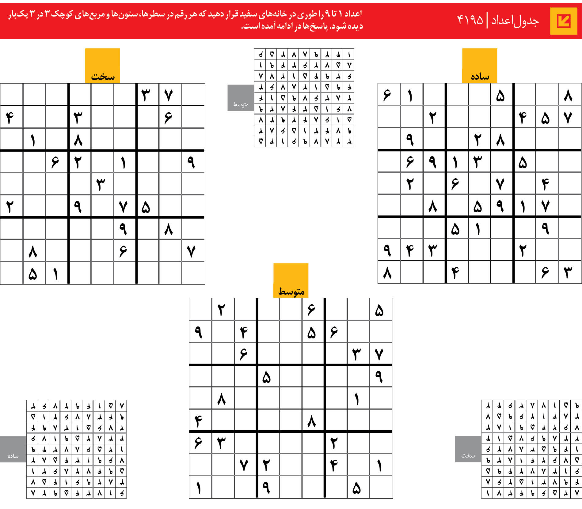 جدول‌اعداد | 4195