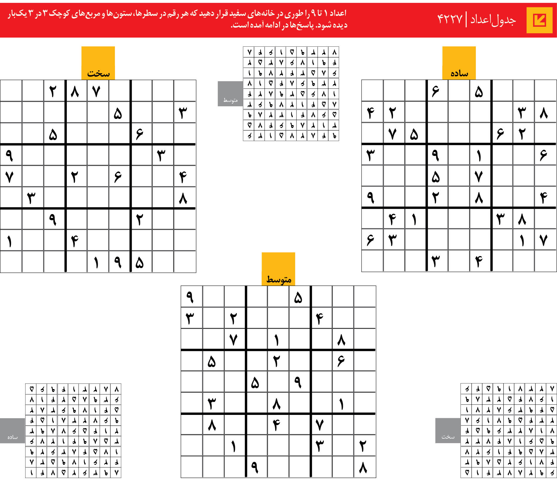 جدول‌اعداد | 4227