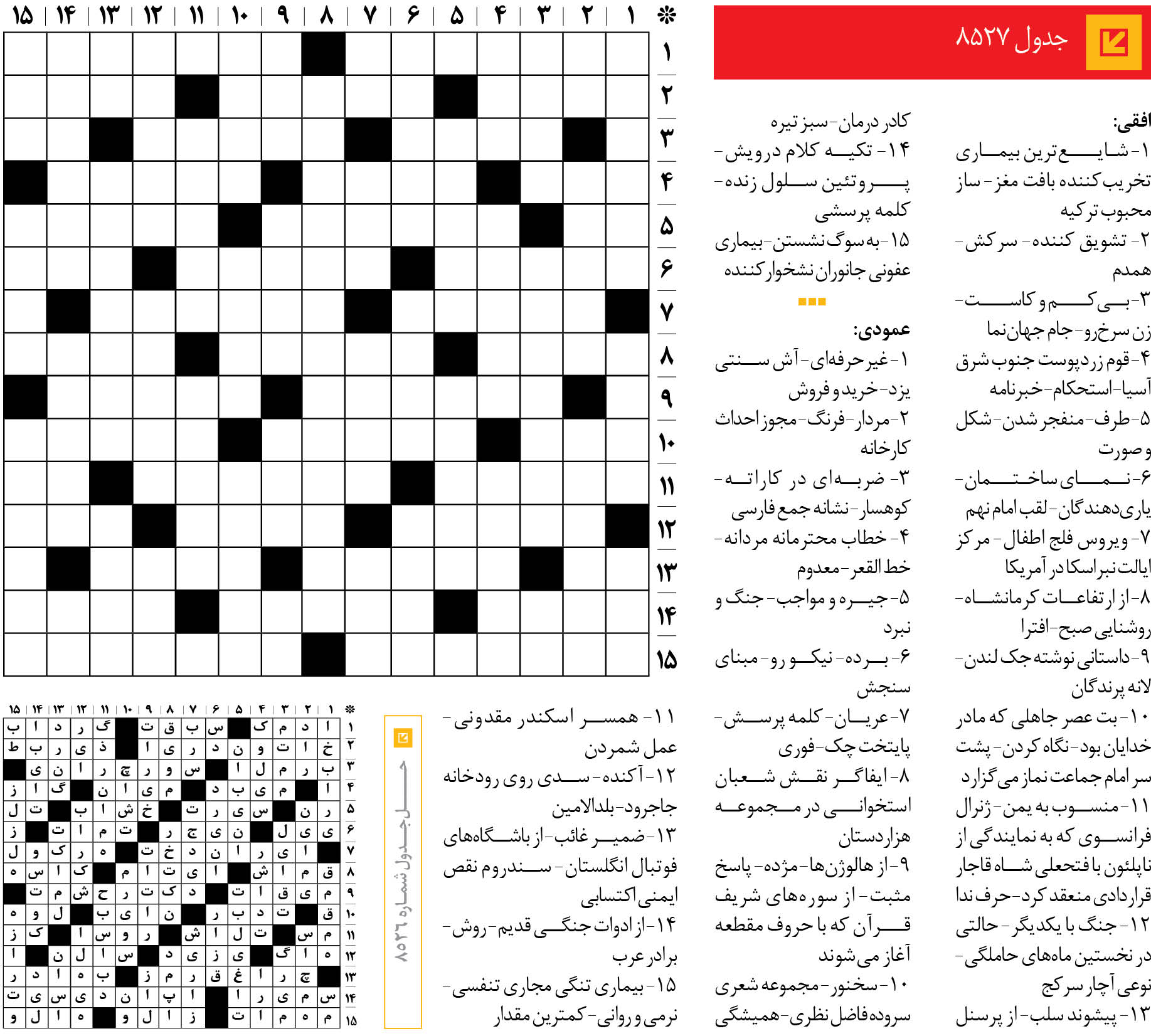 جدول 8527