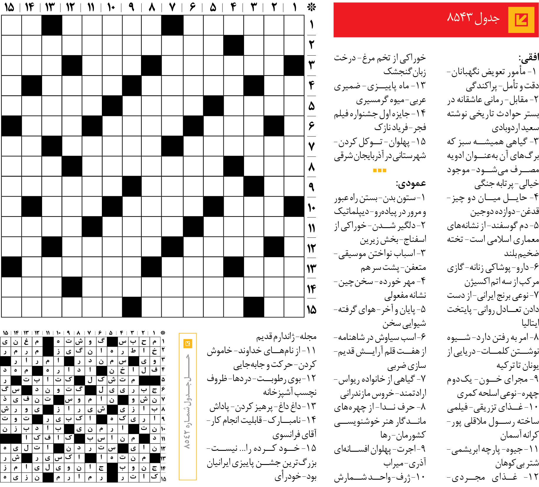 جدول 8543