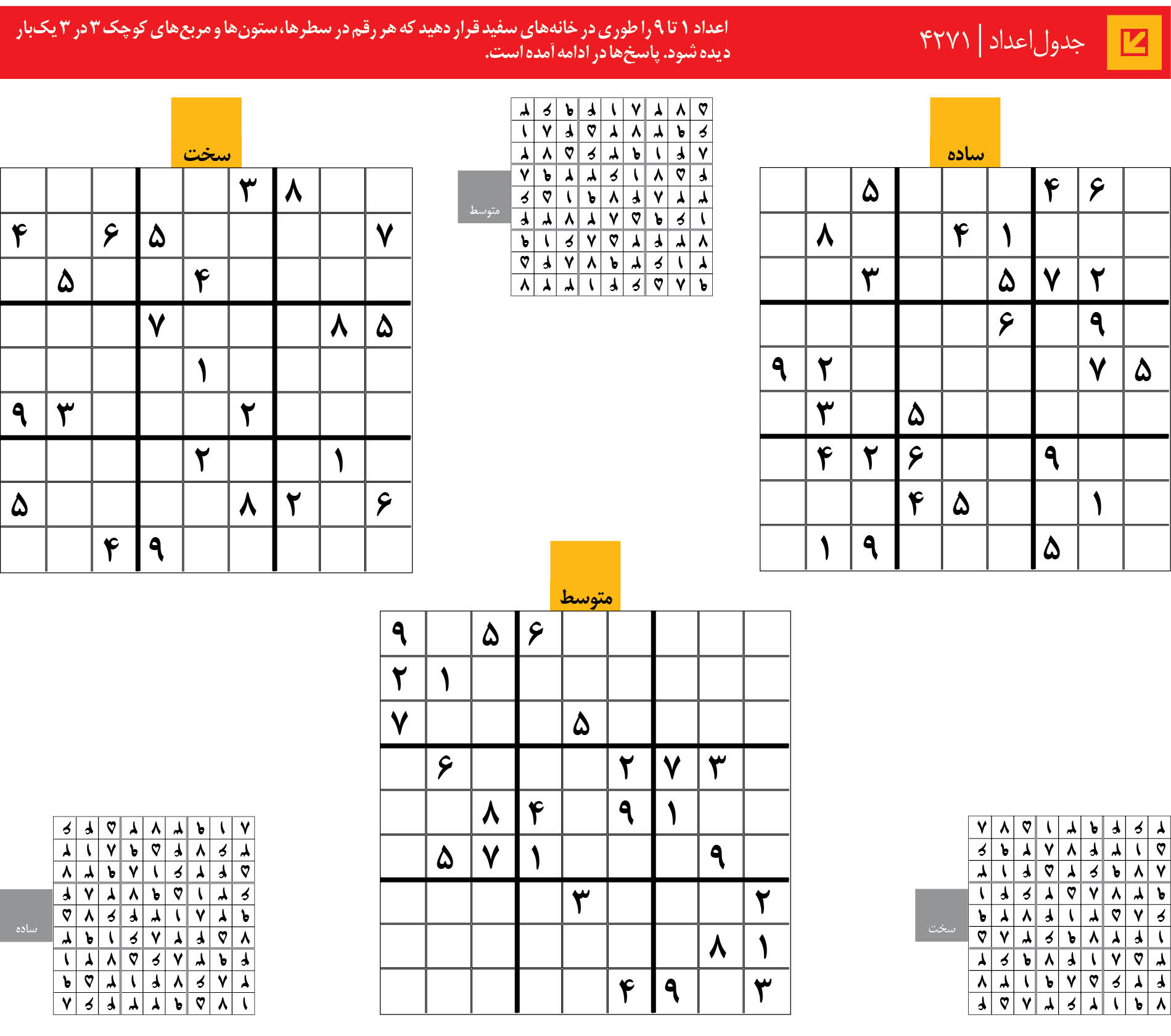 جدول‌اعداد | 4271