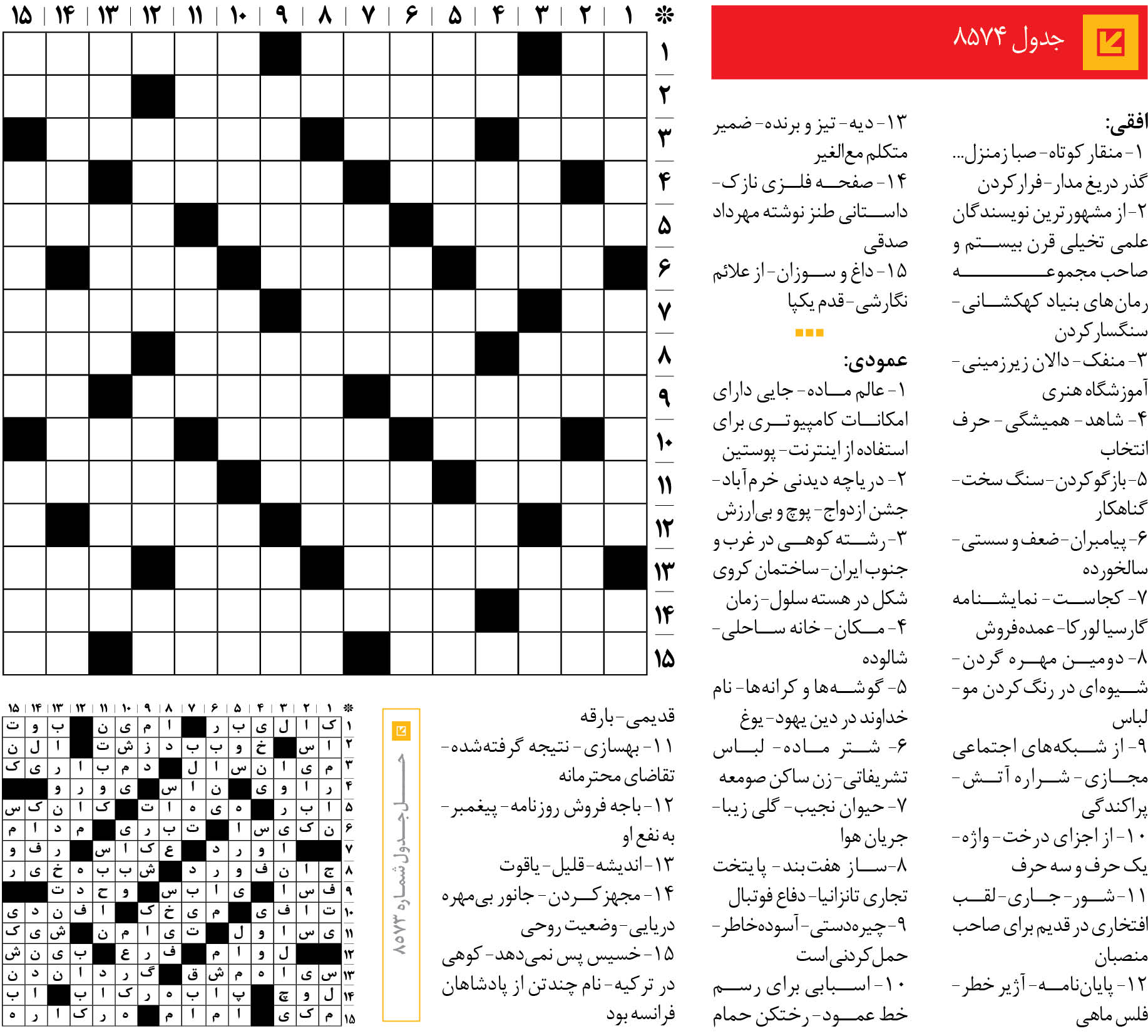 جدول 8574
