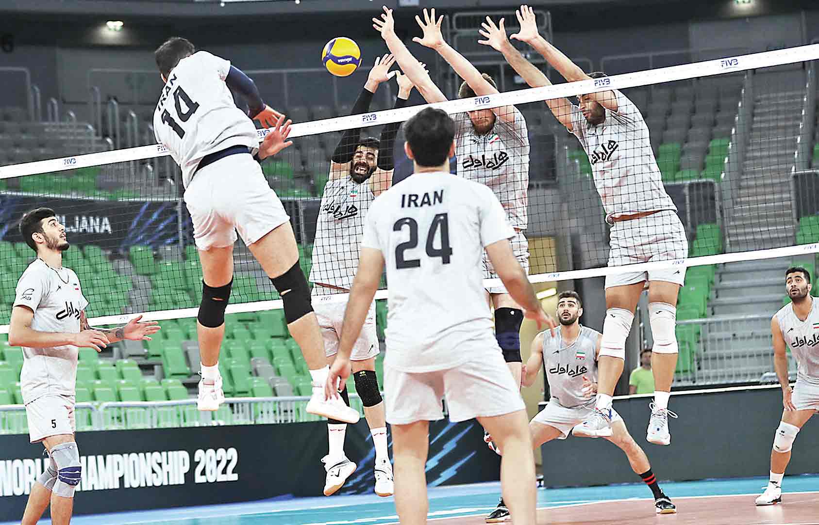 هیجان دوباره والیبالی