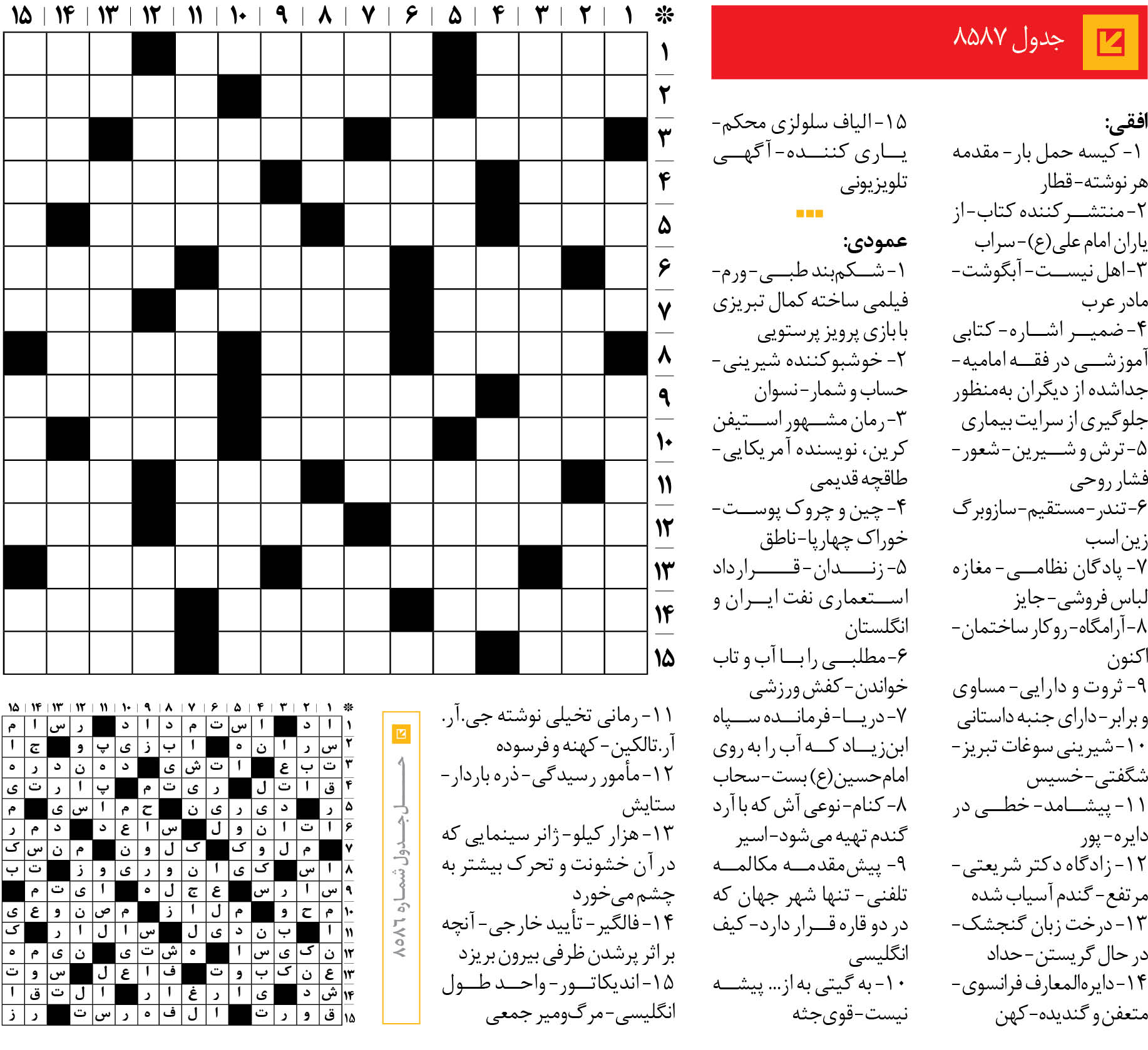 جدول 8587