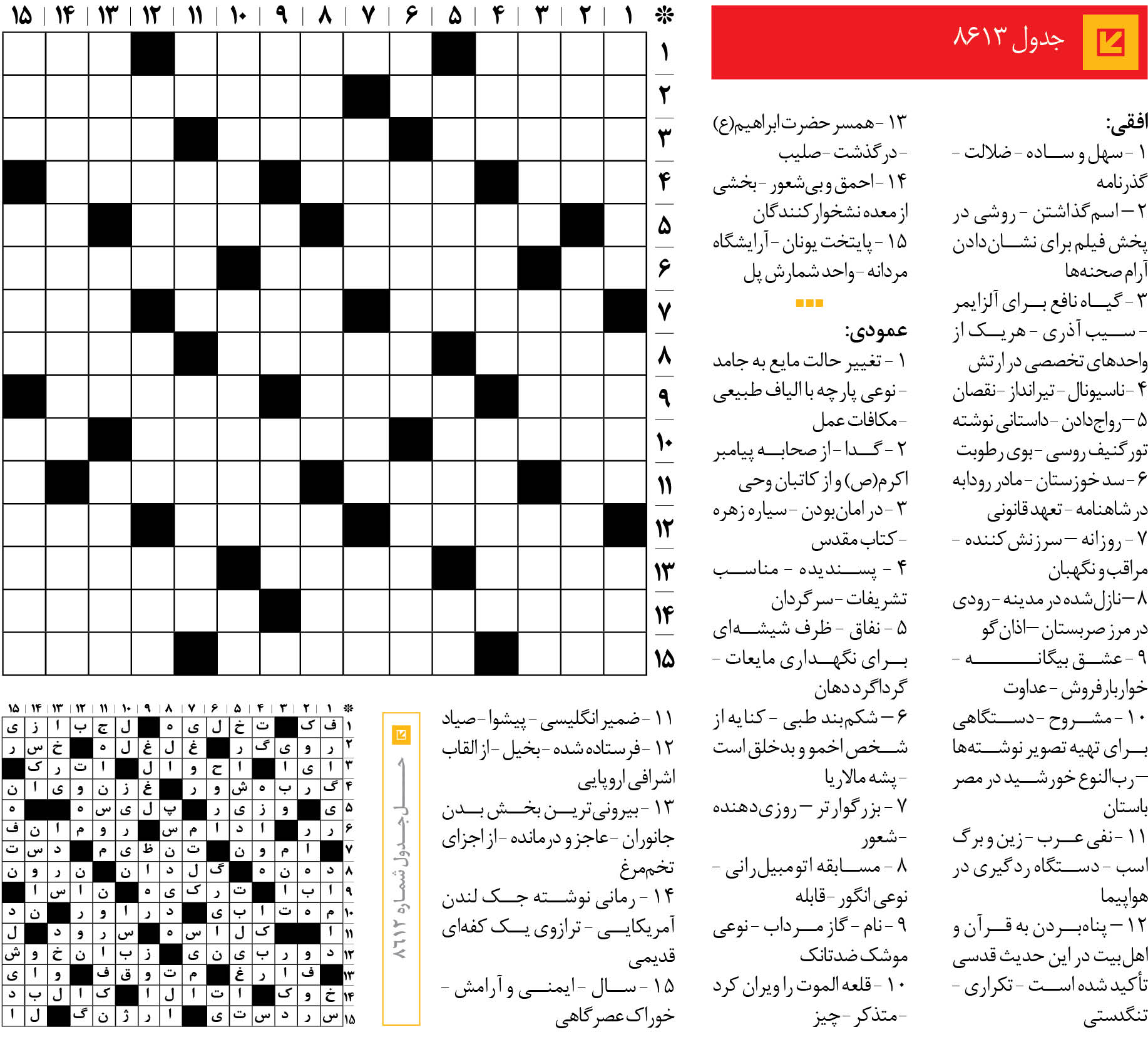 جدول 8613