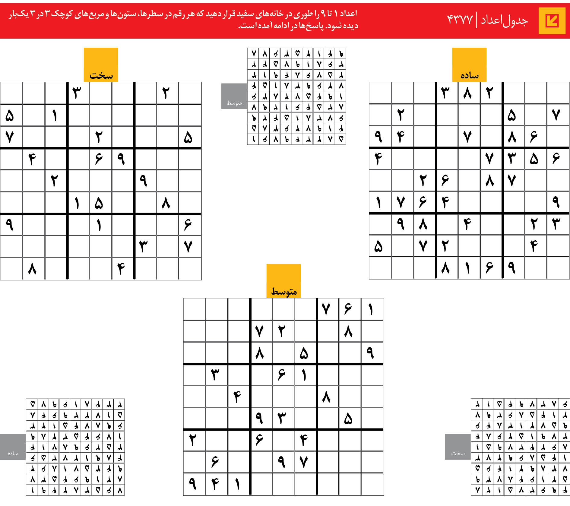 جدول‌اعداد | 4377