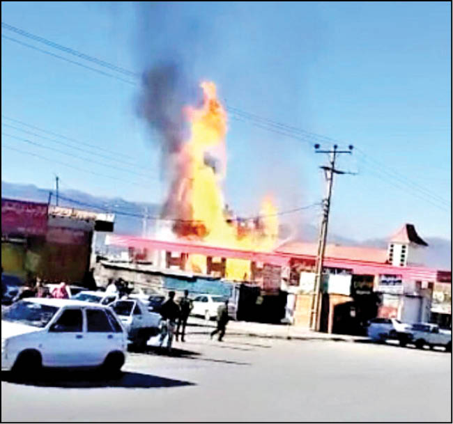 انفجار مهیب در جایگاه سی‌ان‌جی