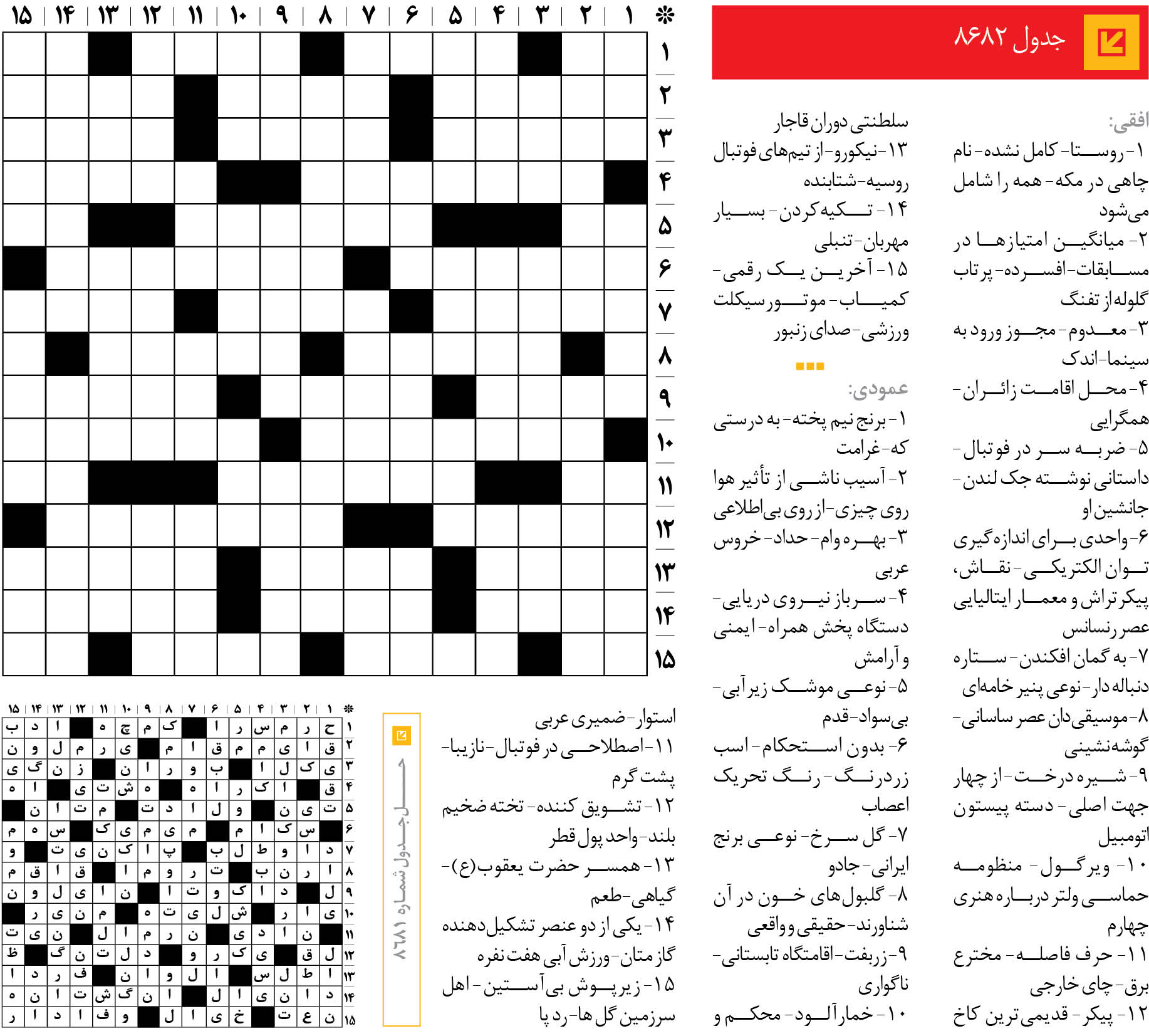 جدول 8682