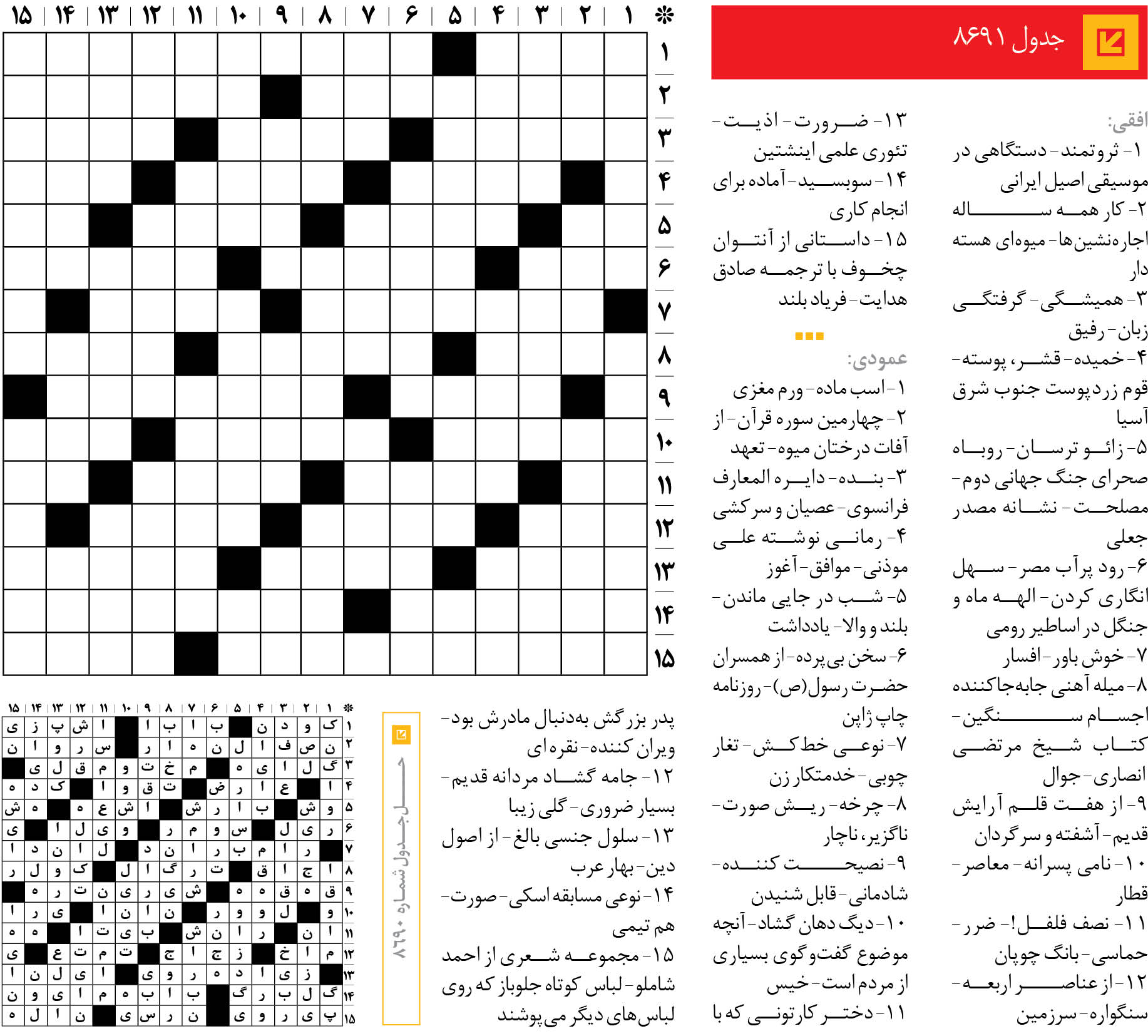 جدول 8691