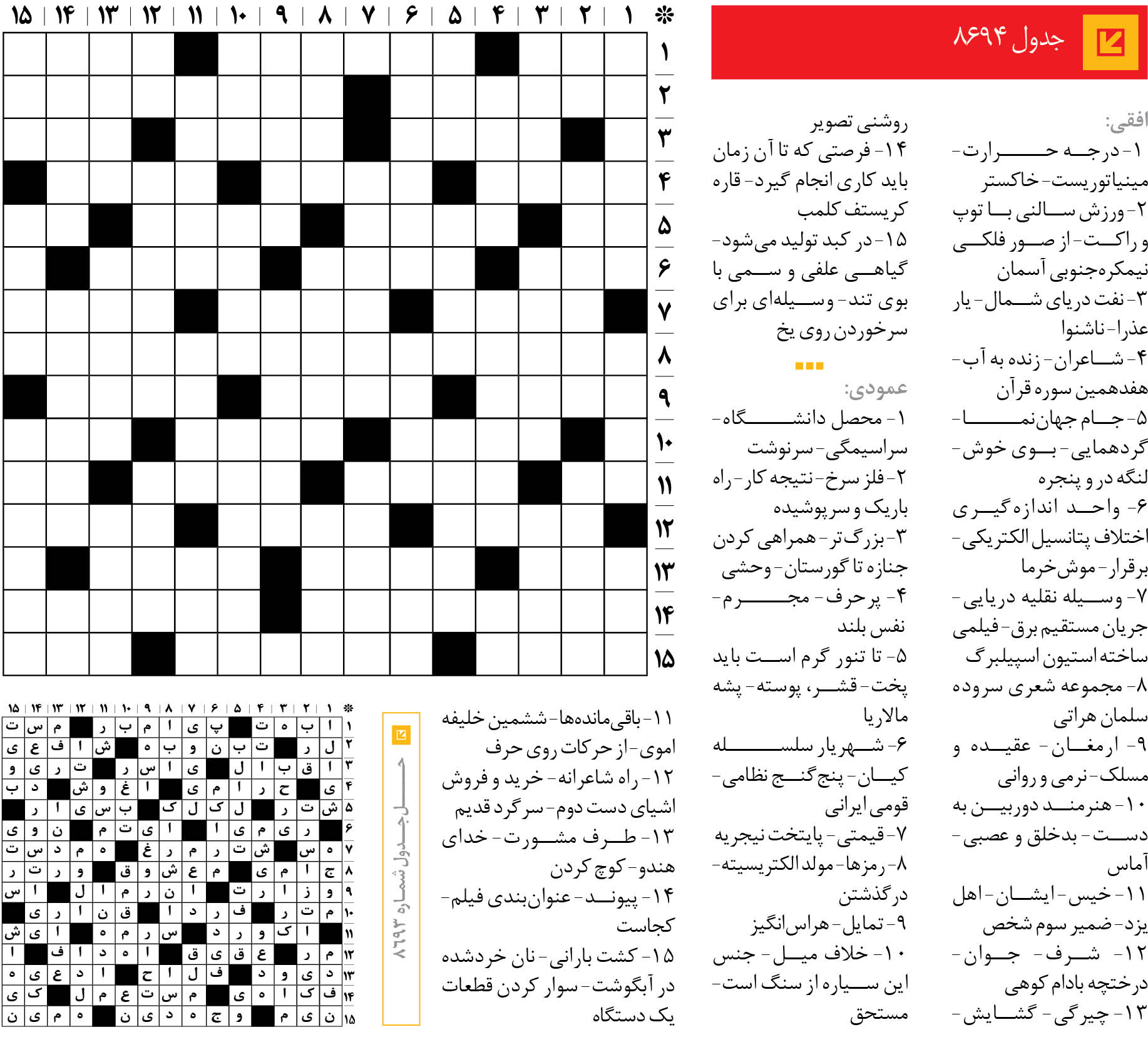 جدول 8694