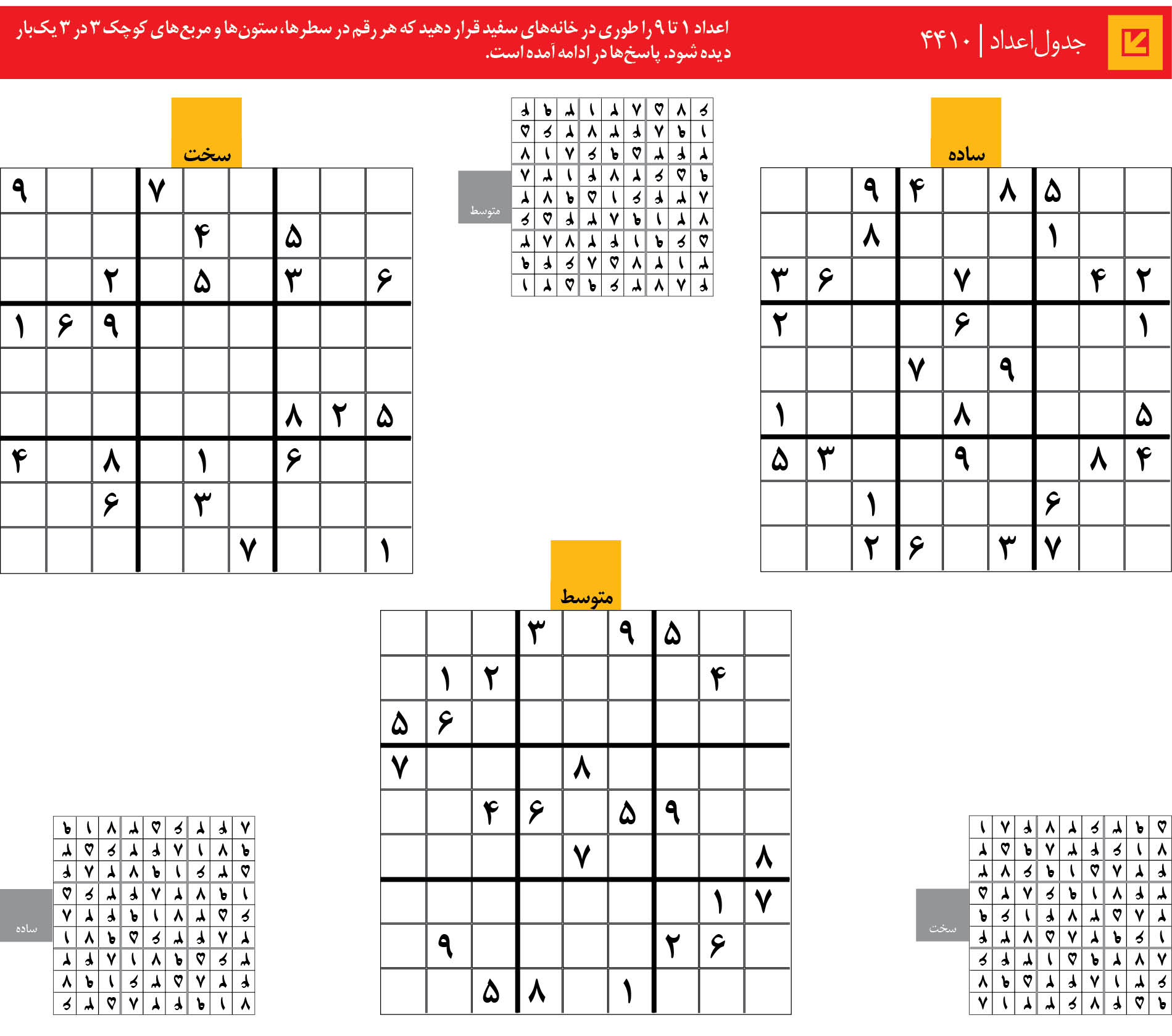 جدول‌اعداد | 4410