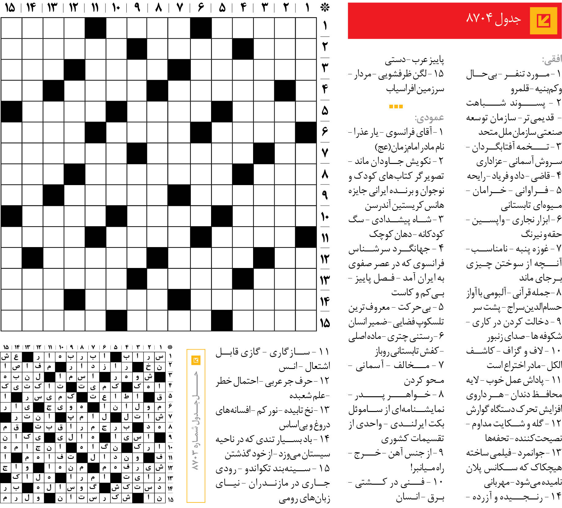 جدول 8704