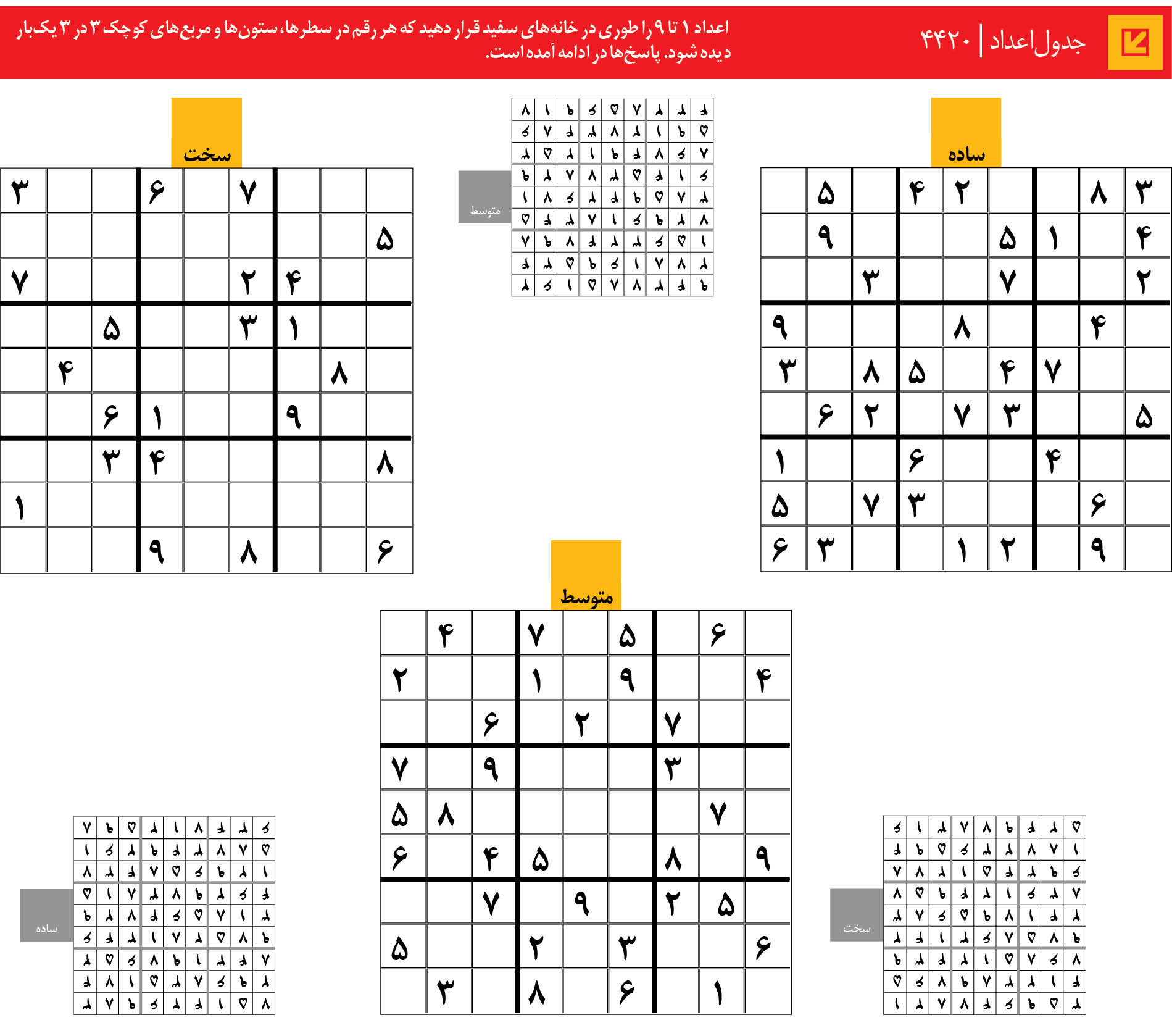 جدول‌اعداد | 4420