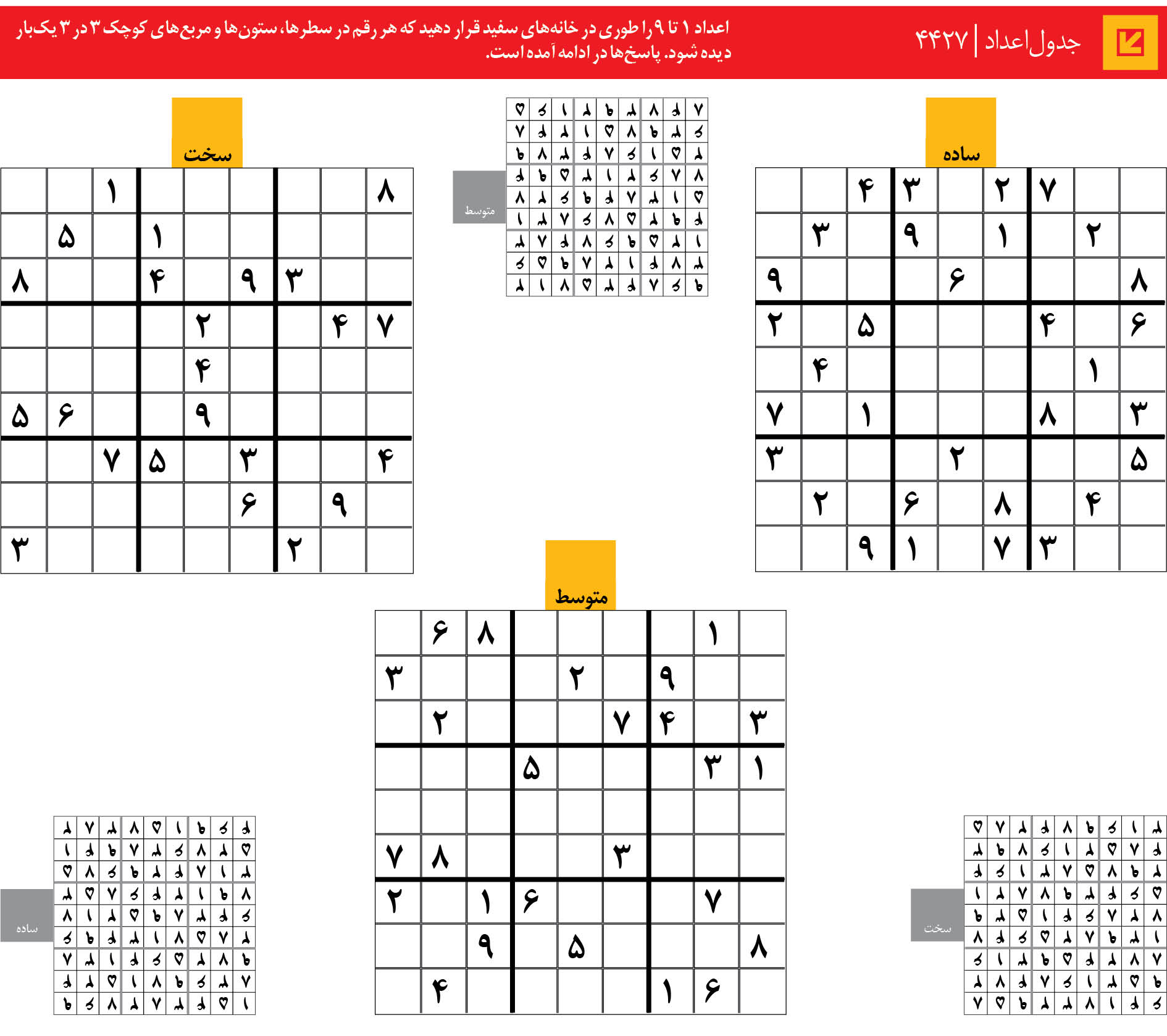 جدول‌اعداد | 4427