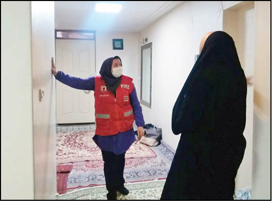 کمک منطقه۱۹ به معلولان و سالمندان پیش از وقوع زلزله