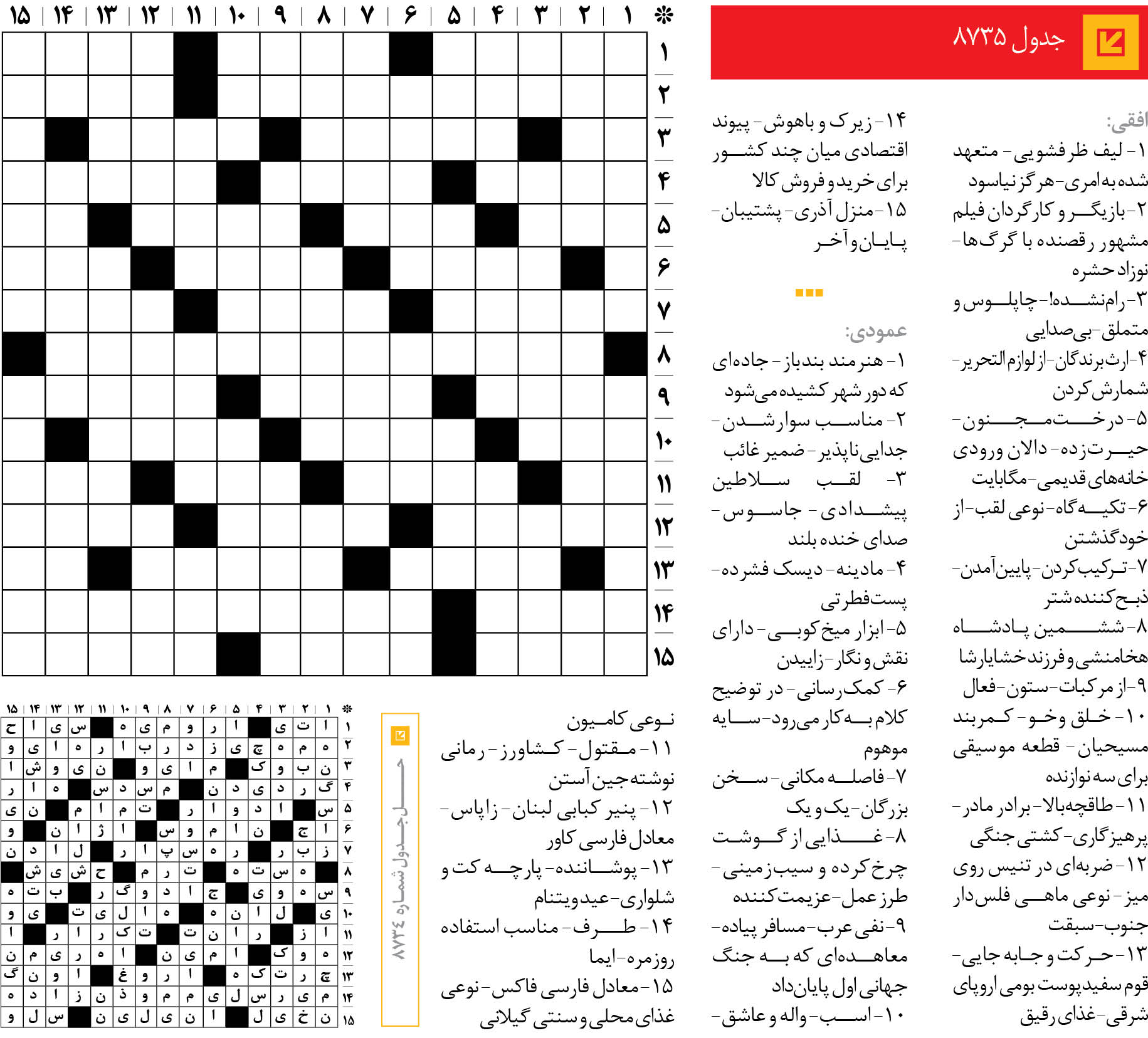 جدول 8735