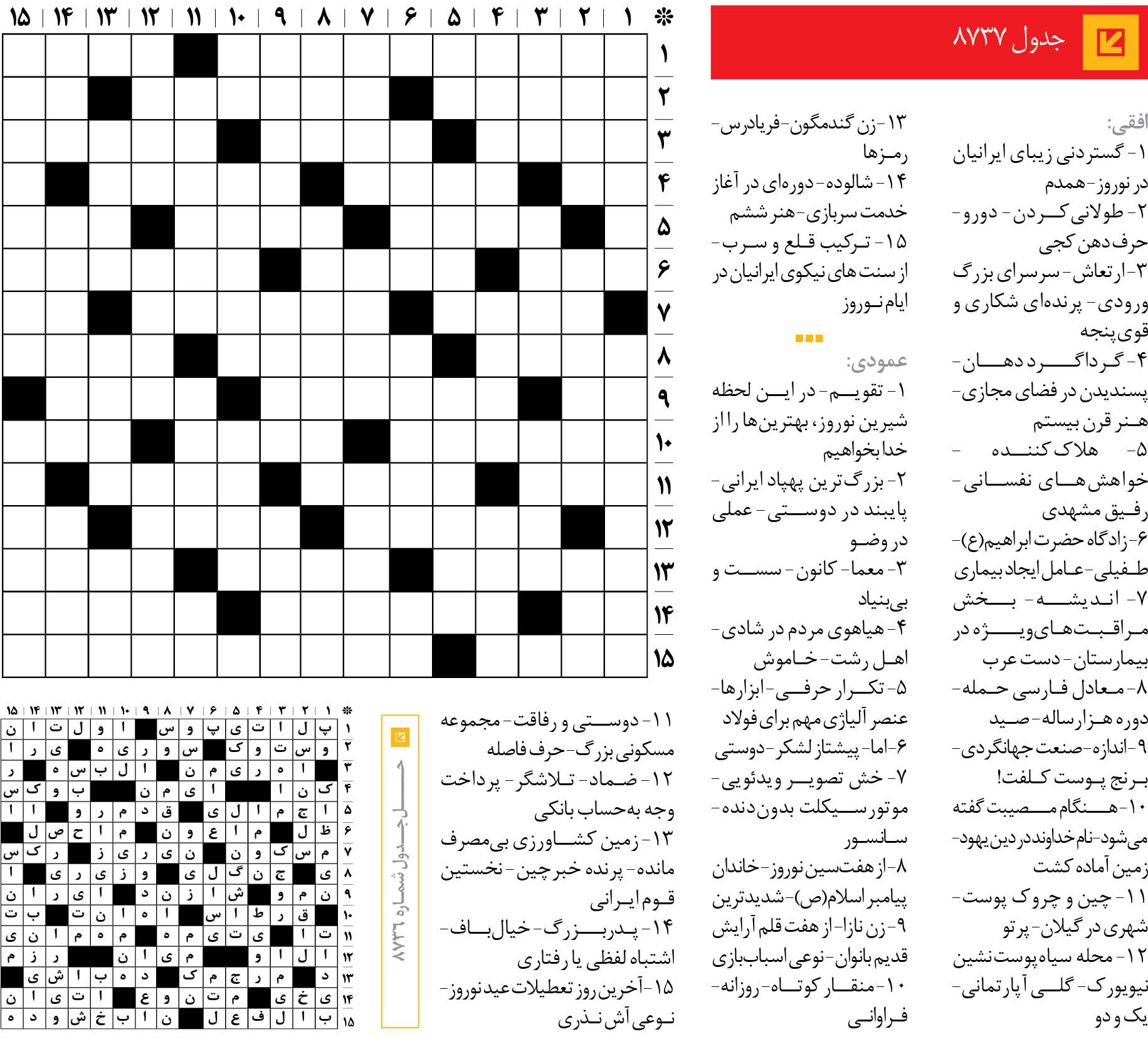 جدول 8737