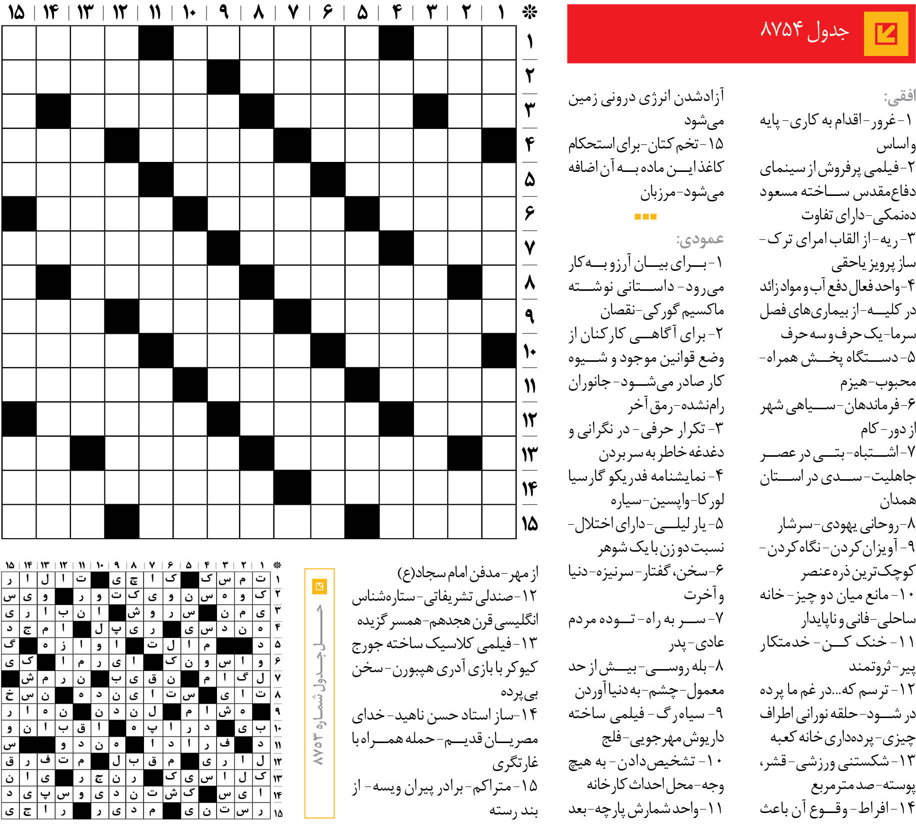 جدول 8754