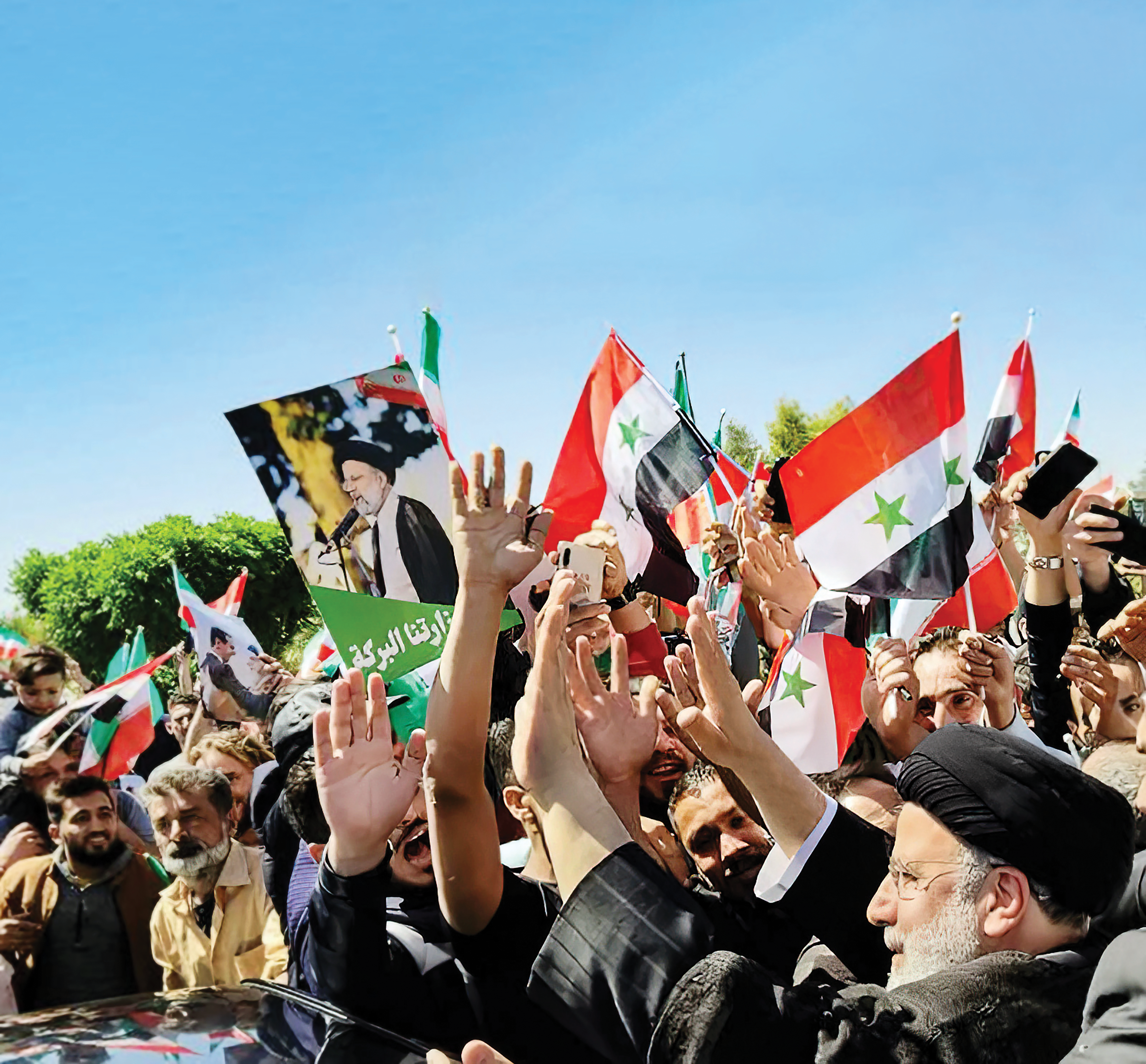 سوریها استقبالگرمی از رئیسجمهور ایران داشتند