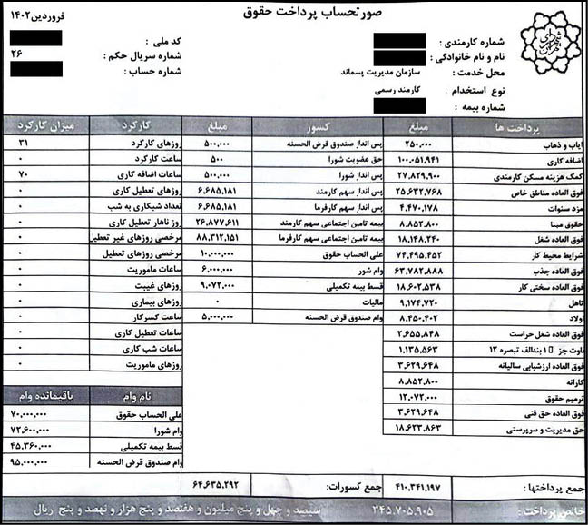 فیش حقوق چگونه نجومی شد؟