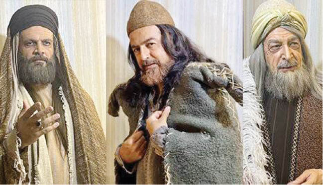 پرواز همای با موسی و شبان روی صحنه