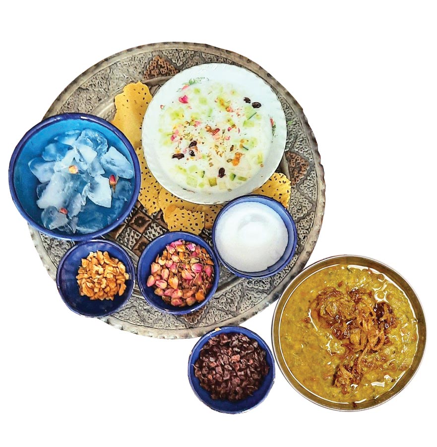 سفره خوشمزه طهرون داغ