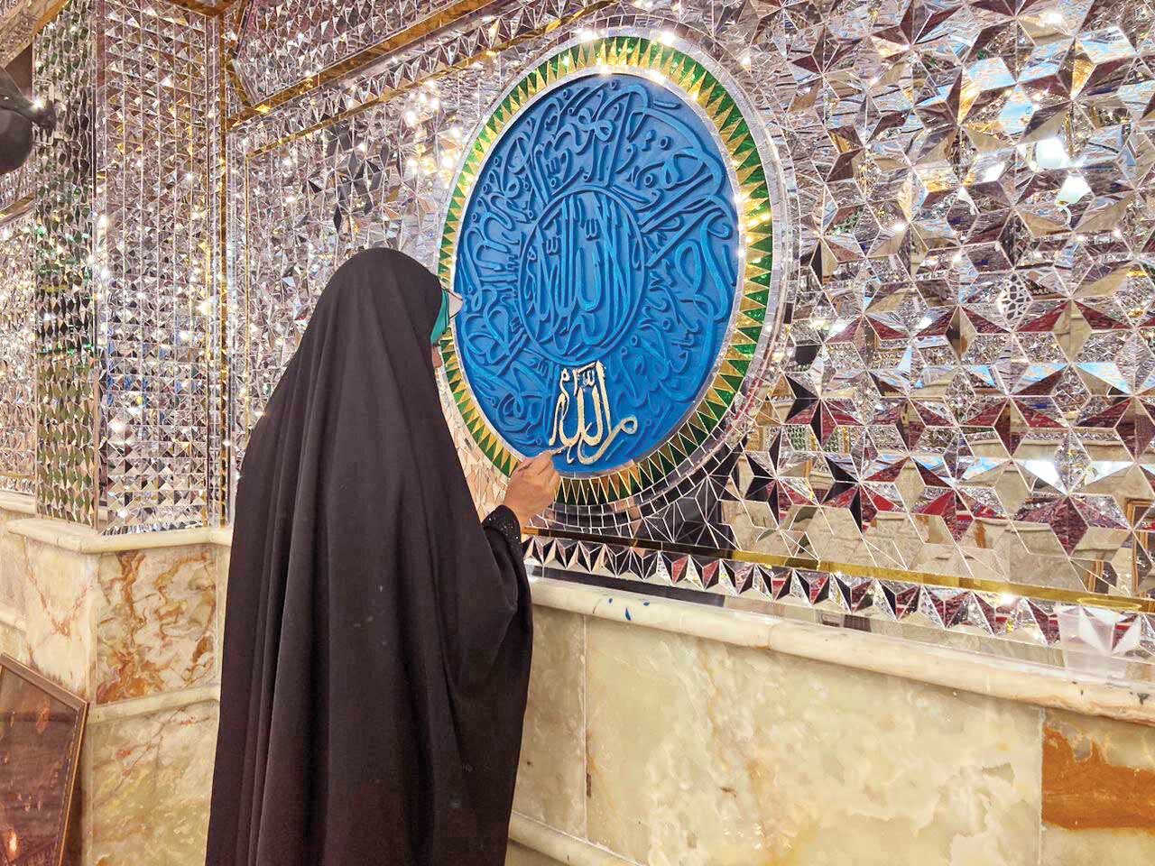 طلاکوبی در امامزاده صالح‌ ع