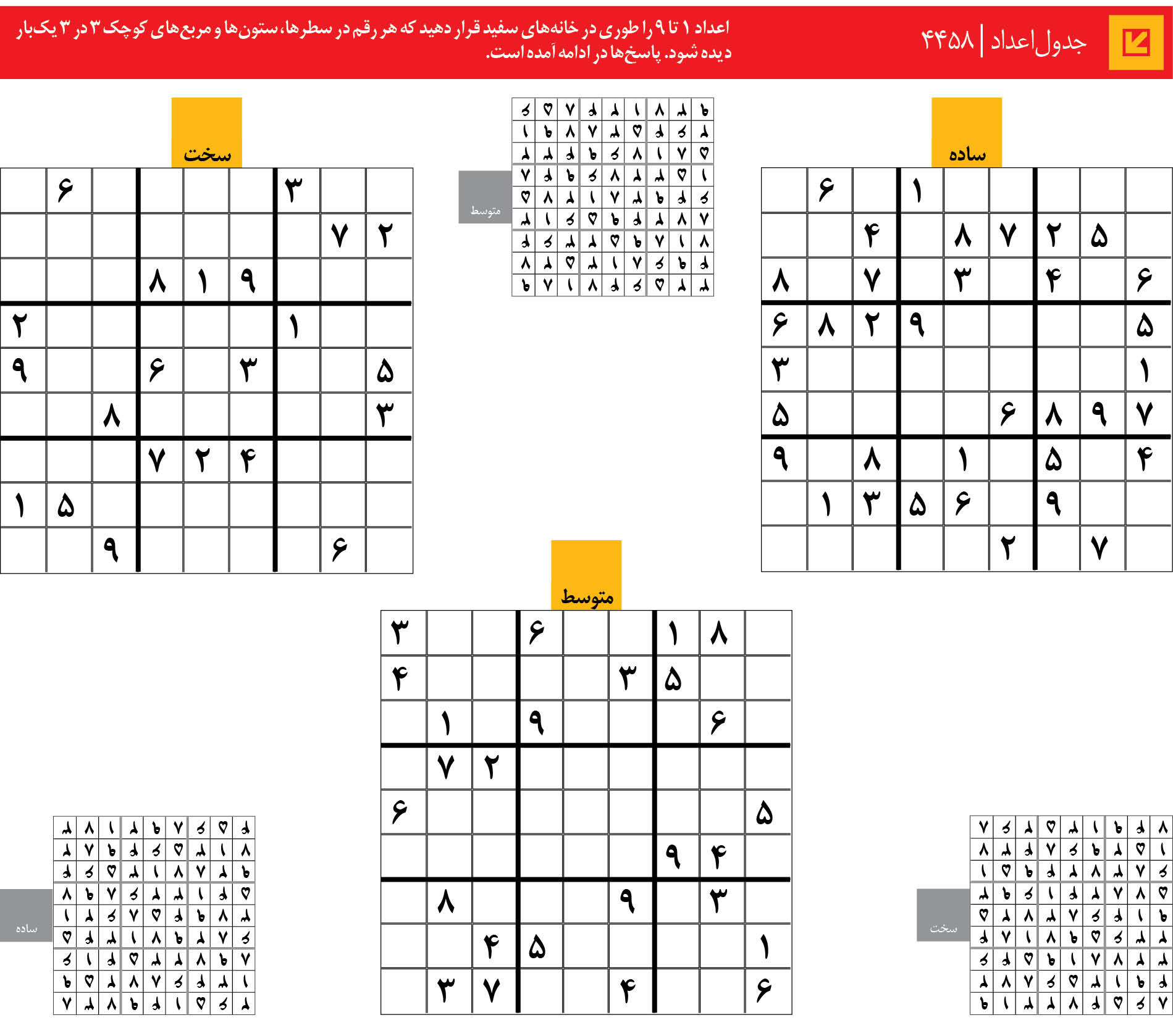جدول‌اعداد | 4458