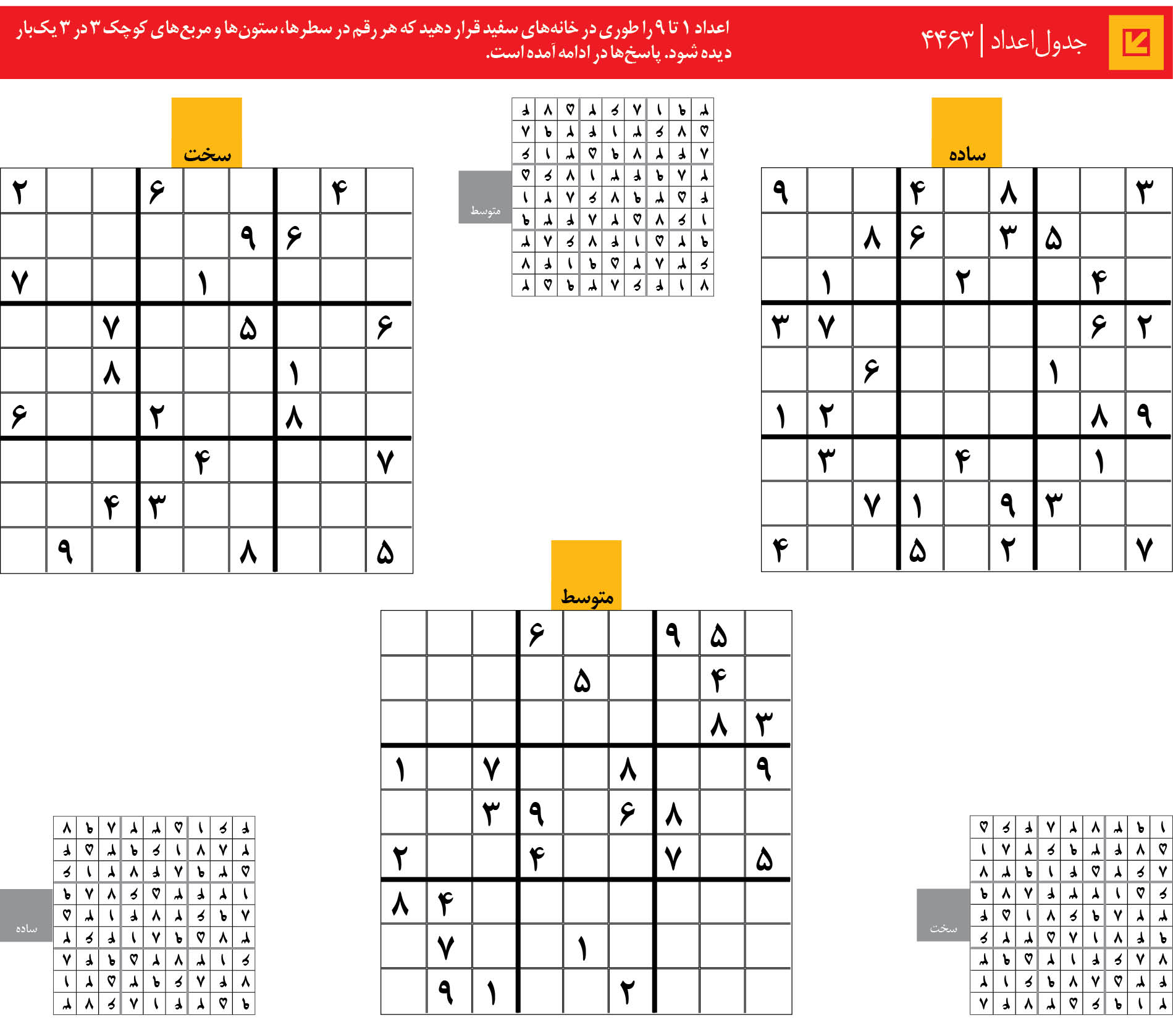 جدول‌اعداد | 4463