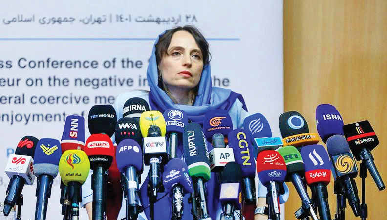 هشدار آلنا دوهان درباره تبعات تحریم‌ها بر حق برخورداری از سلامت