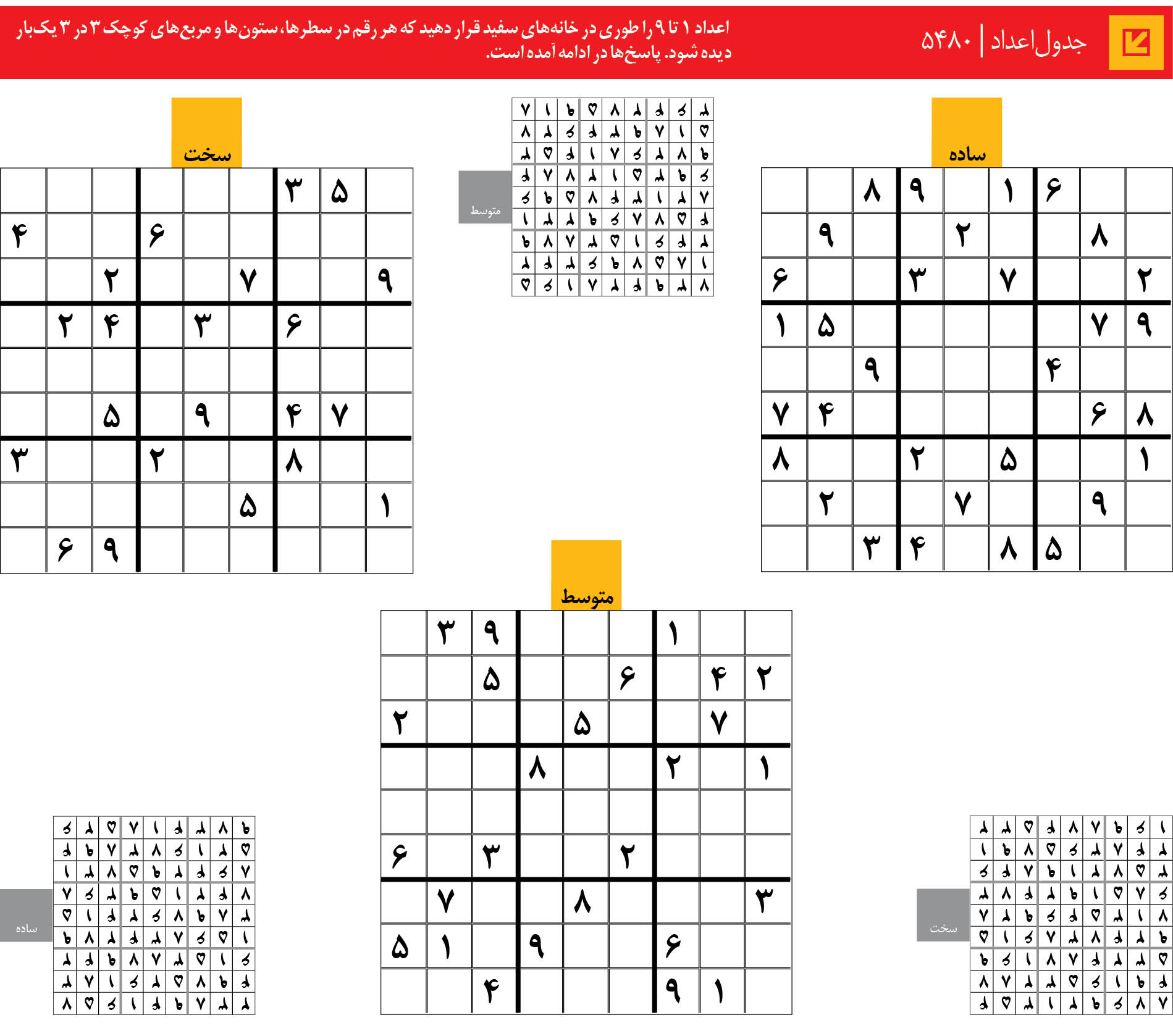 جدول‌اعداد | 5480
