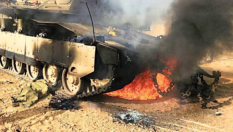 استهداف مباشر للجنود والدبابات الإحتلال