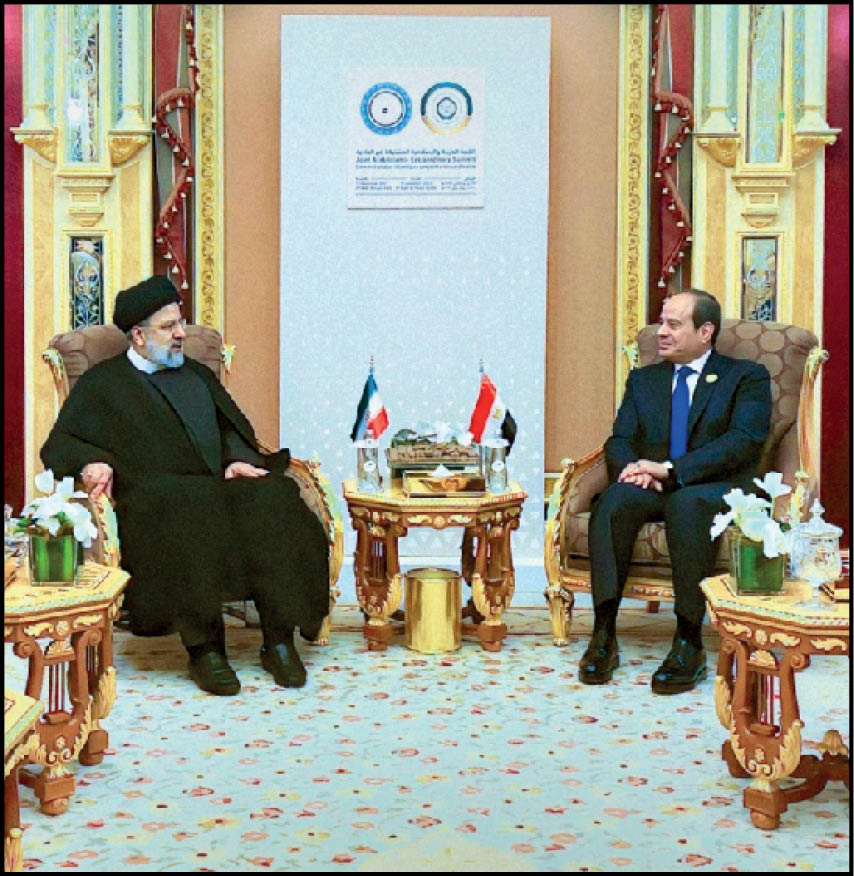 اتصال هاتفي بین الرئيس الايراني والمصري