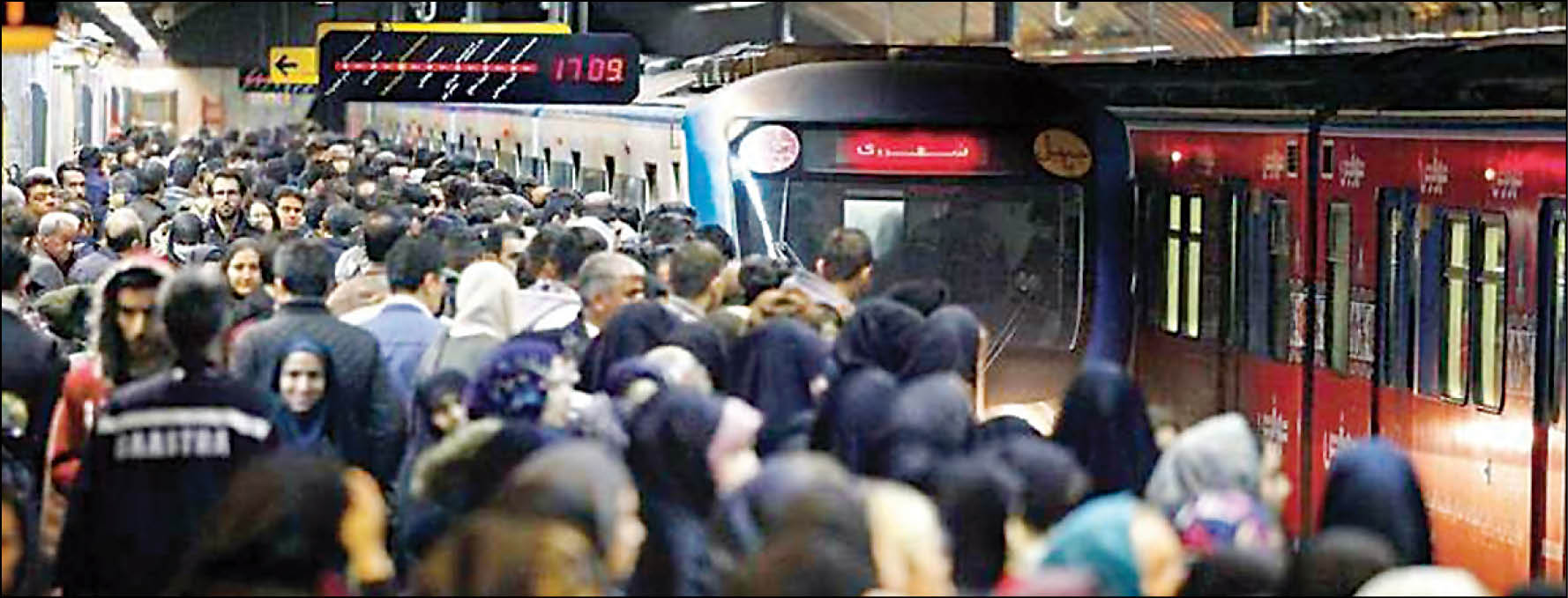 واگن‌های جدید روی ریل خط یک
