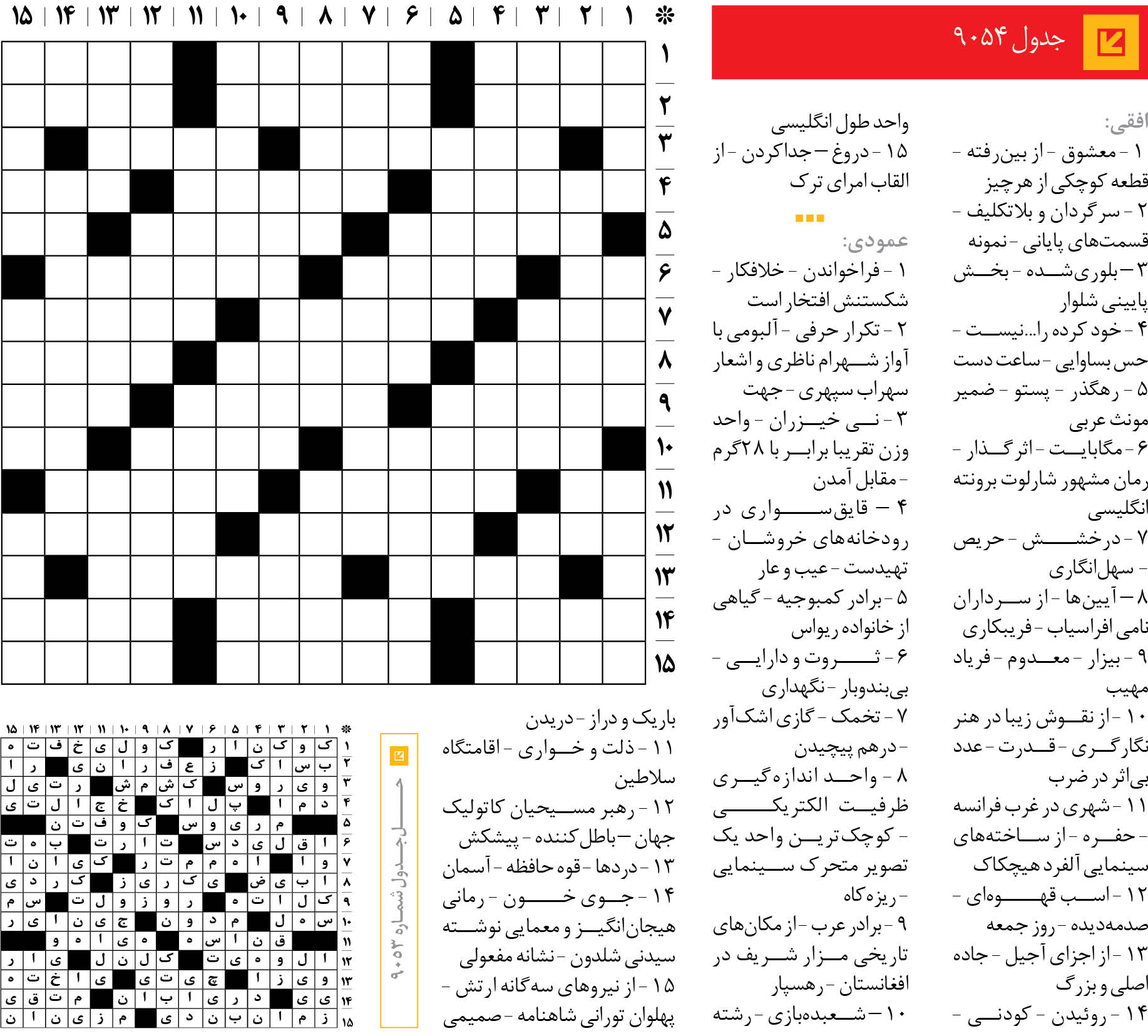 جد‌‌ول 9054