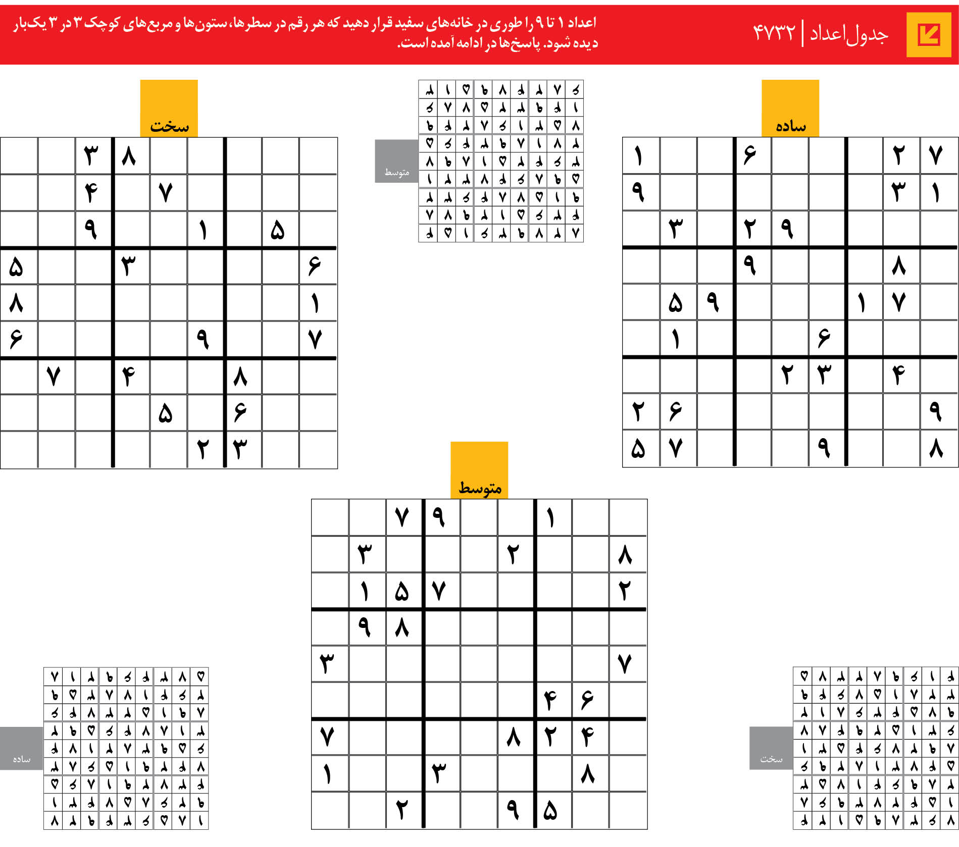 جدول‌اعداد | 4732