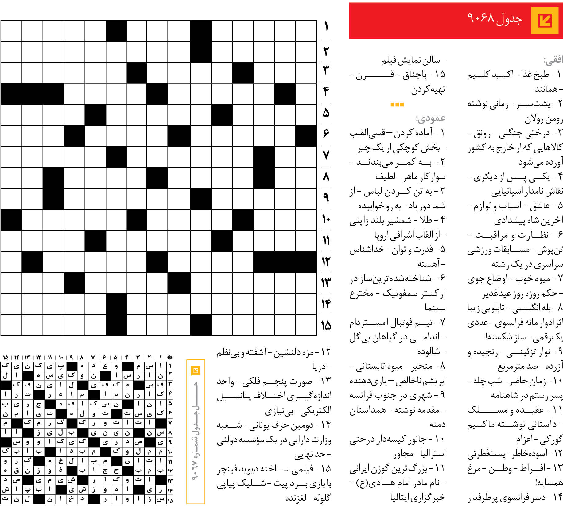 جد‌‌ول 9068