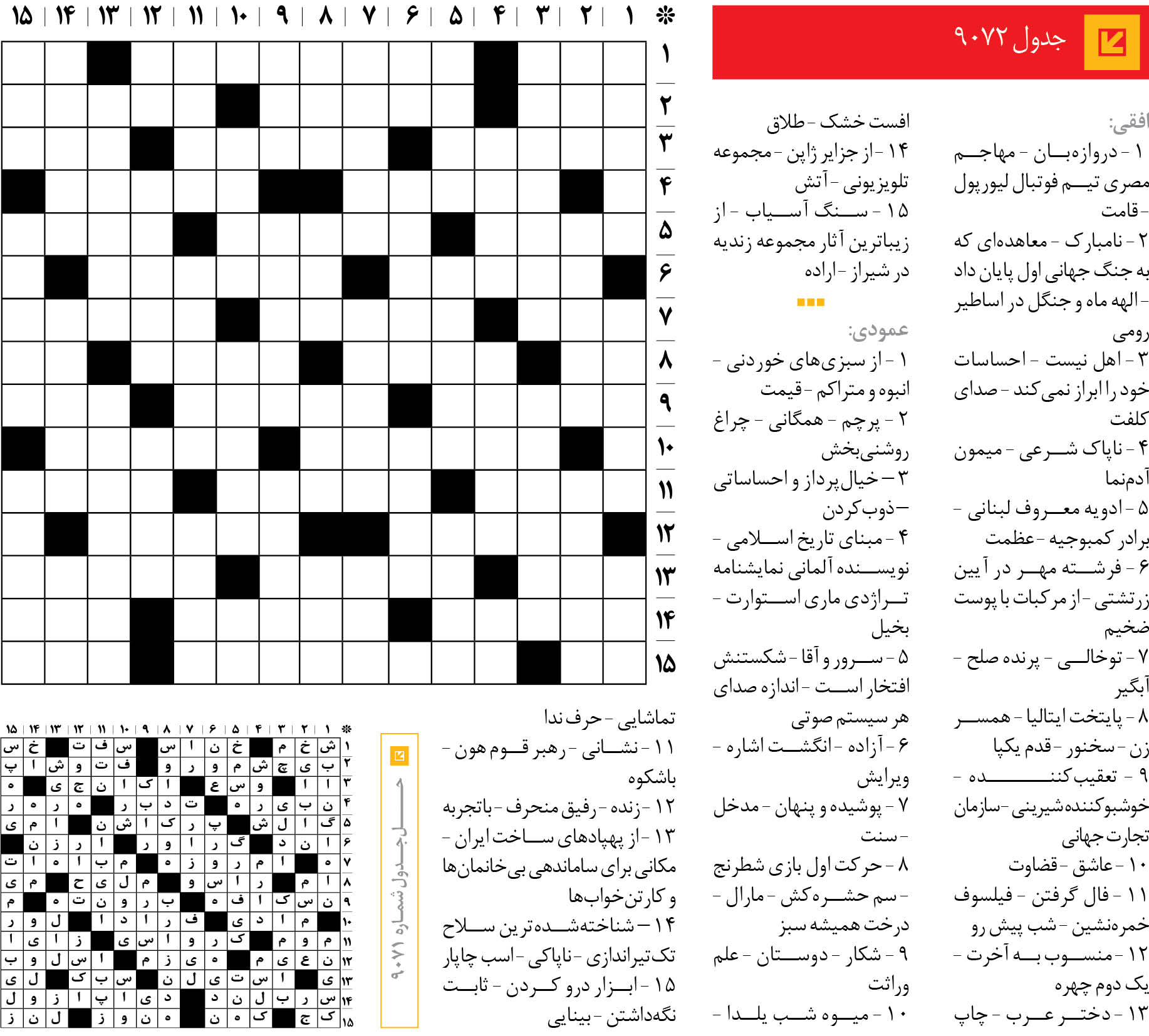 جد‌‌ول 9072