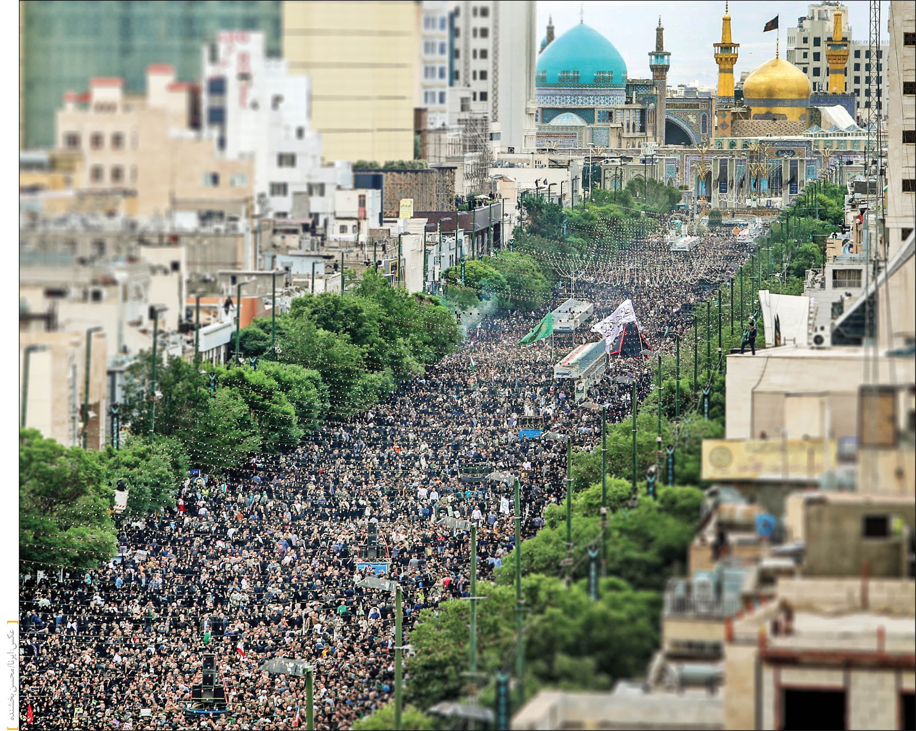 رهبر معظم انقلاب: تشییع پیکر رئیس‌جمهور پیام قوت جمهوری اسلامی به دنیا بود