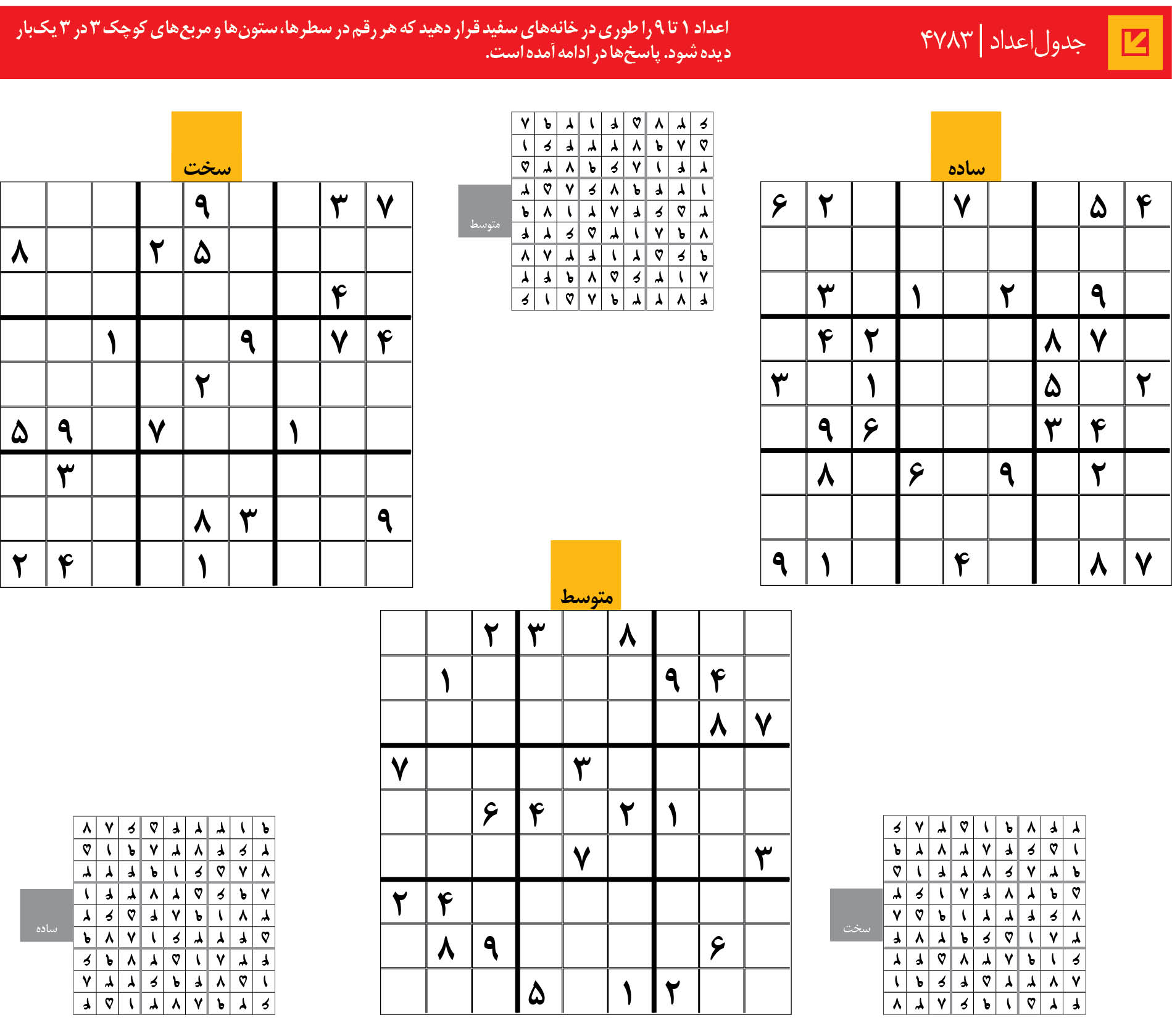 جدول‌اعداد | 4783