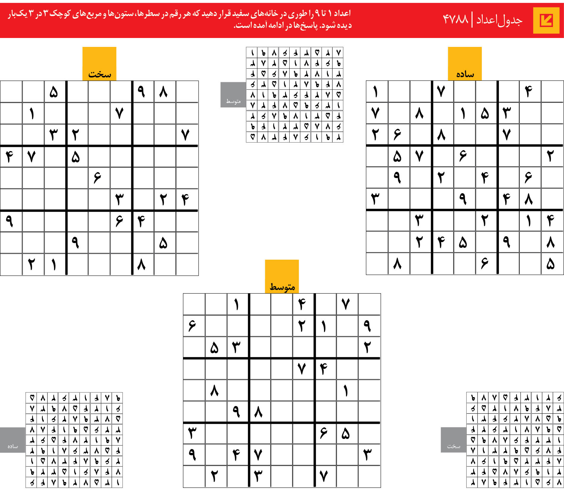 جدول‌اعداد | 4788